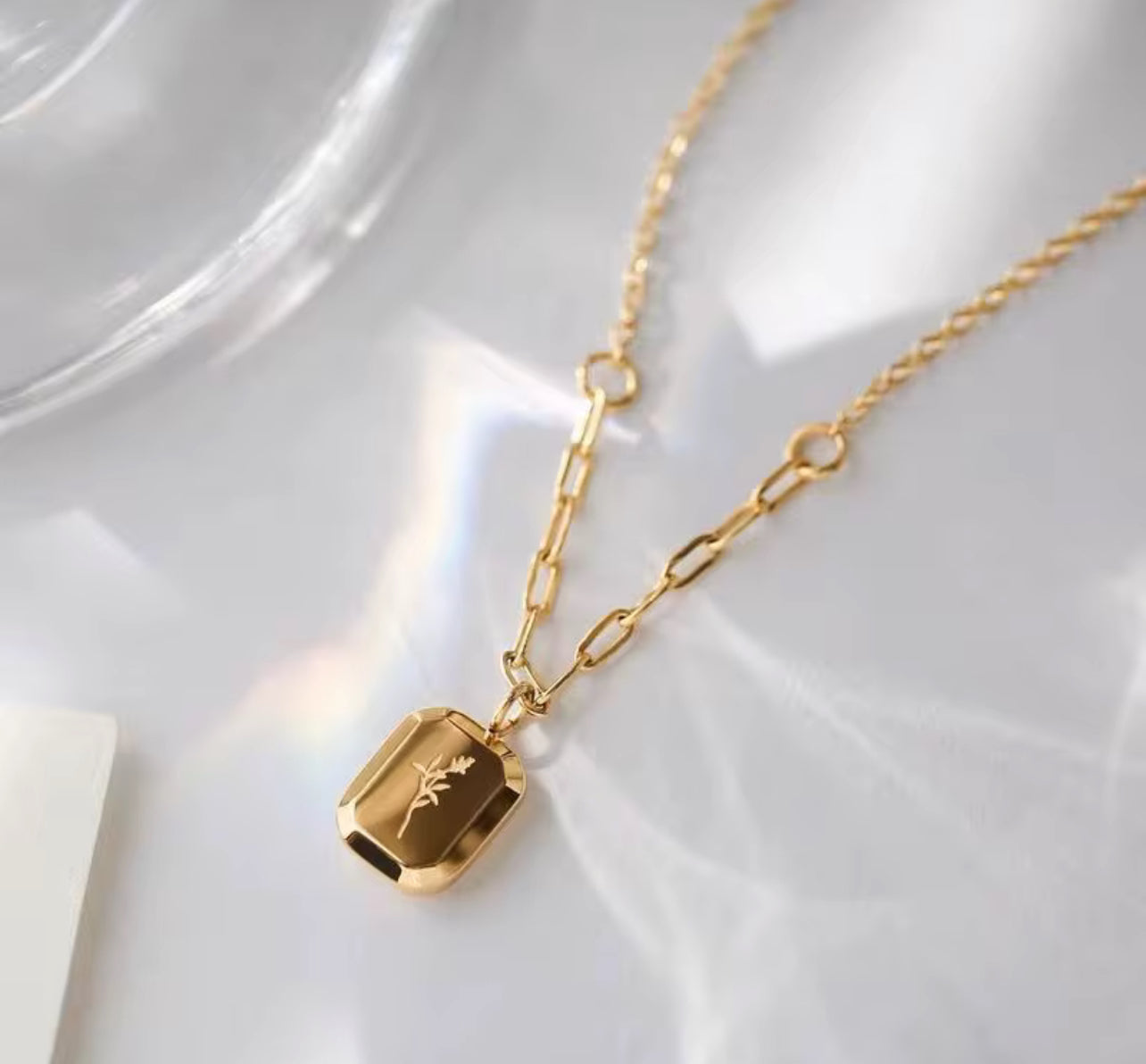 Golden Forever Love Necklace