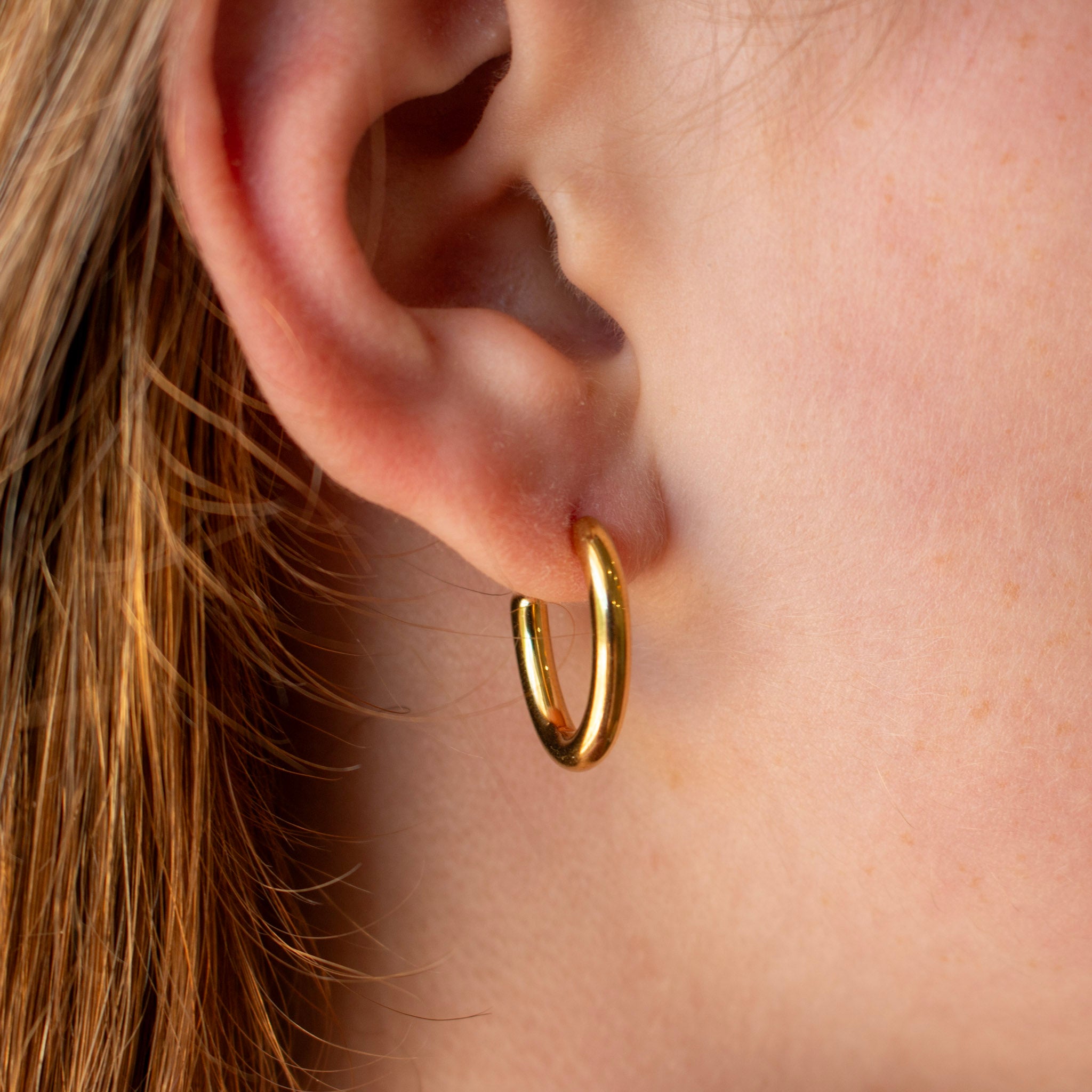 Open Oval Hoops