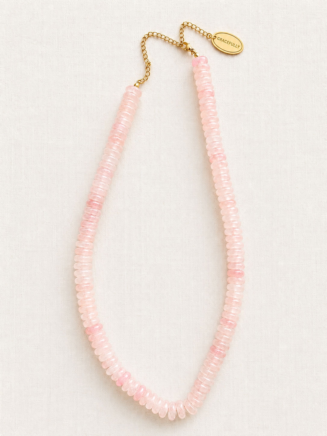 Rose Water Agate Necklace