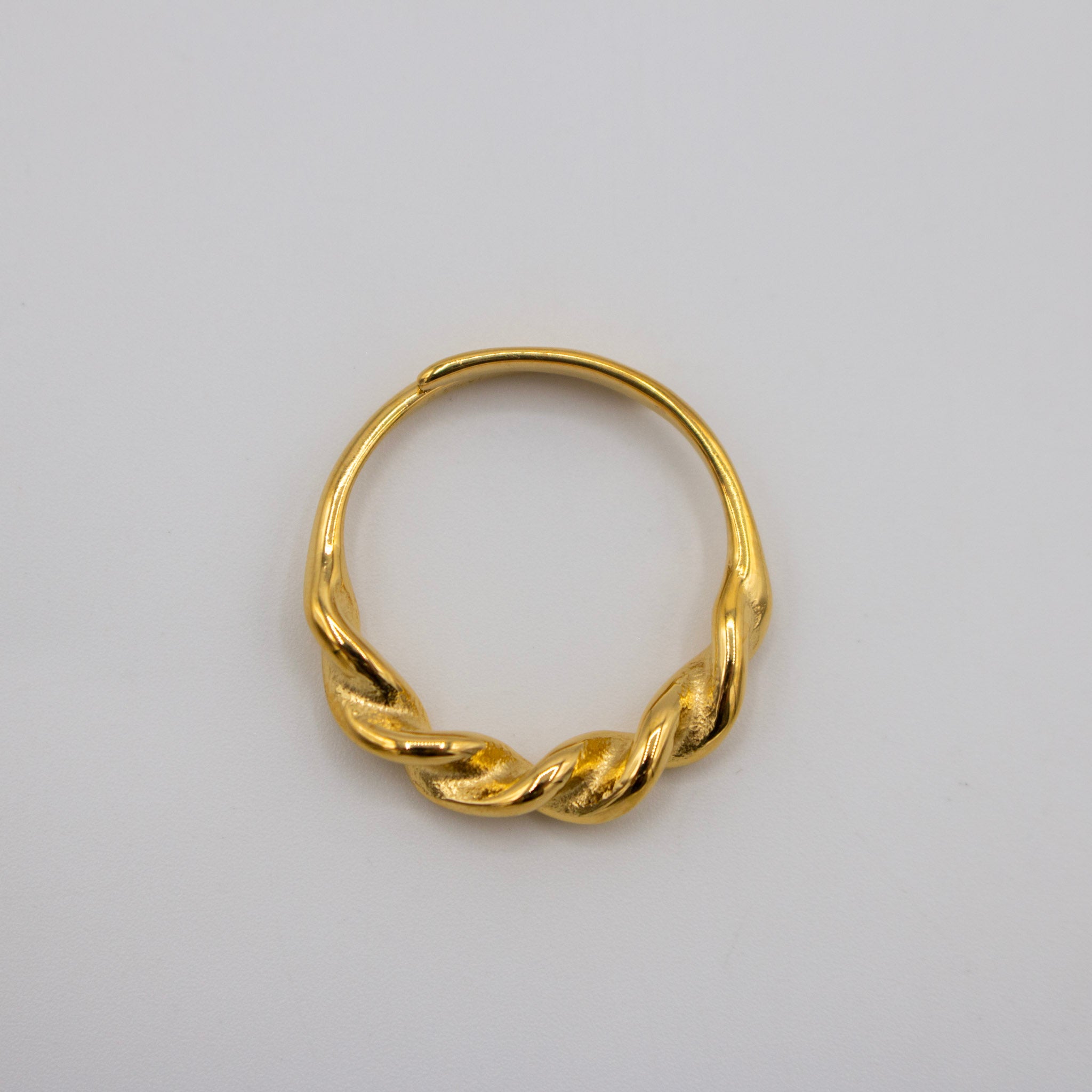 Twist Adjustable Gold Ring