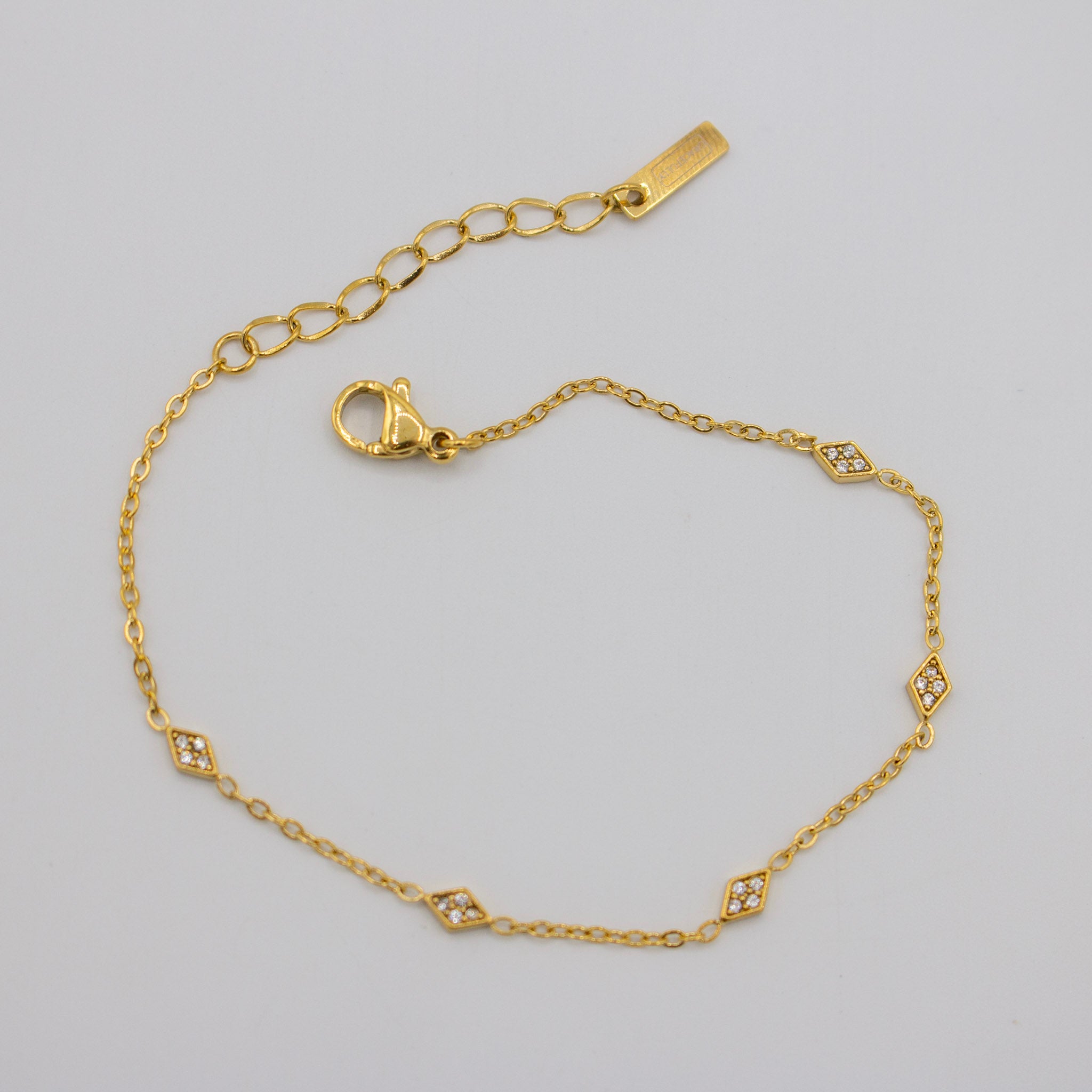 Triangle Cz Bracelet