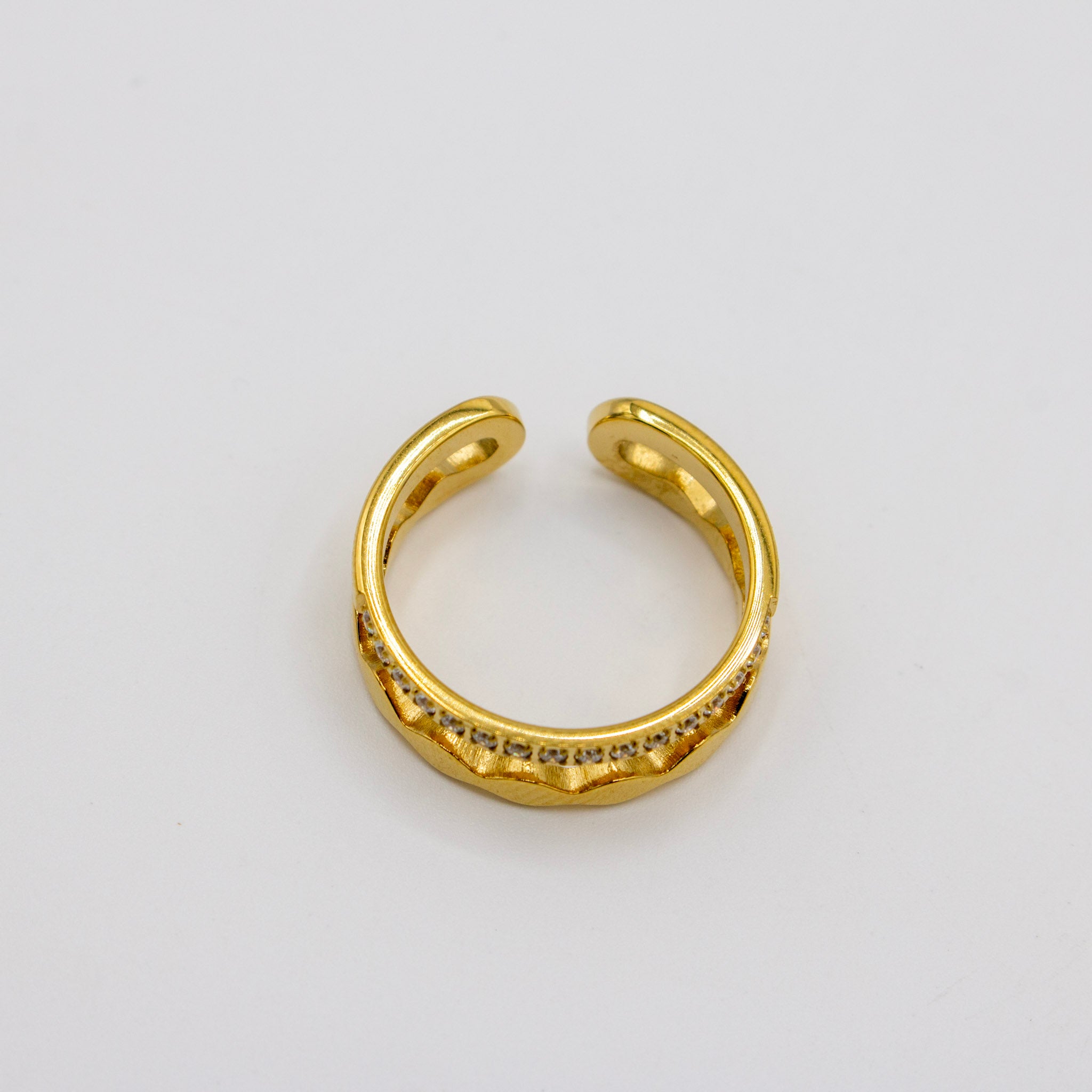 Cz Double Layer Ring