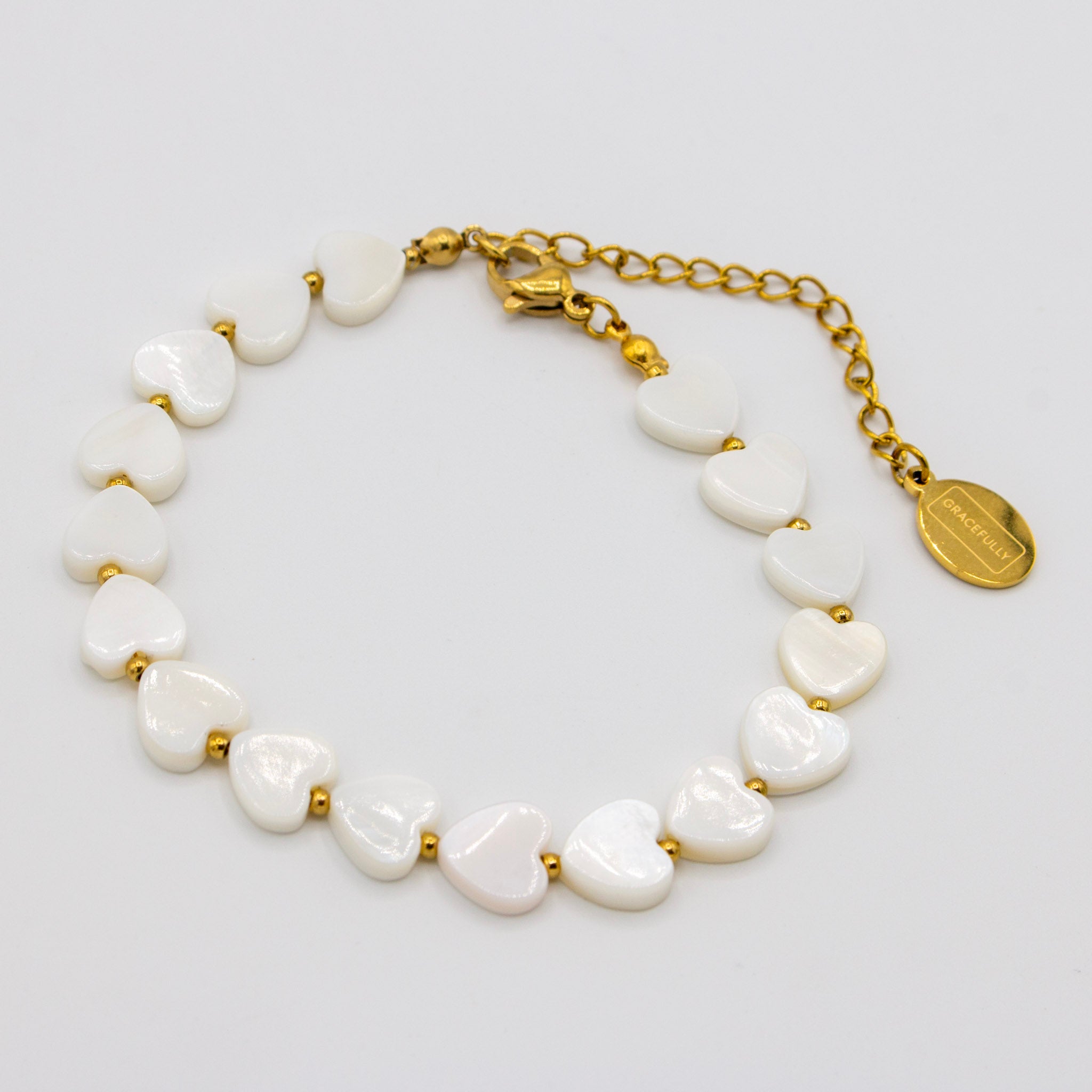 Heart Pearl Bracelet