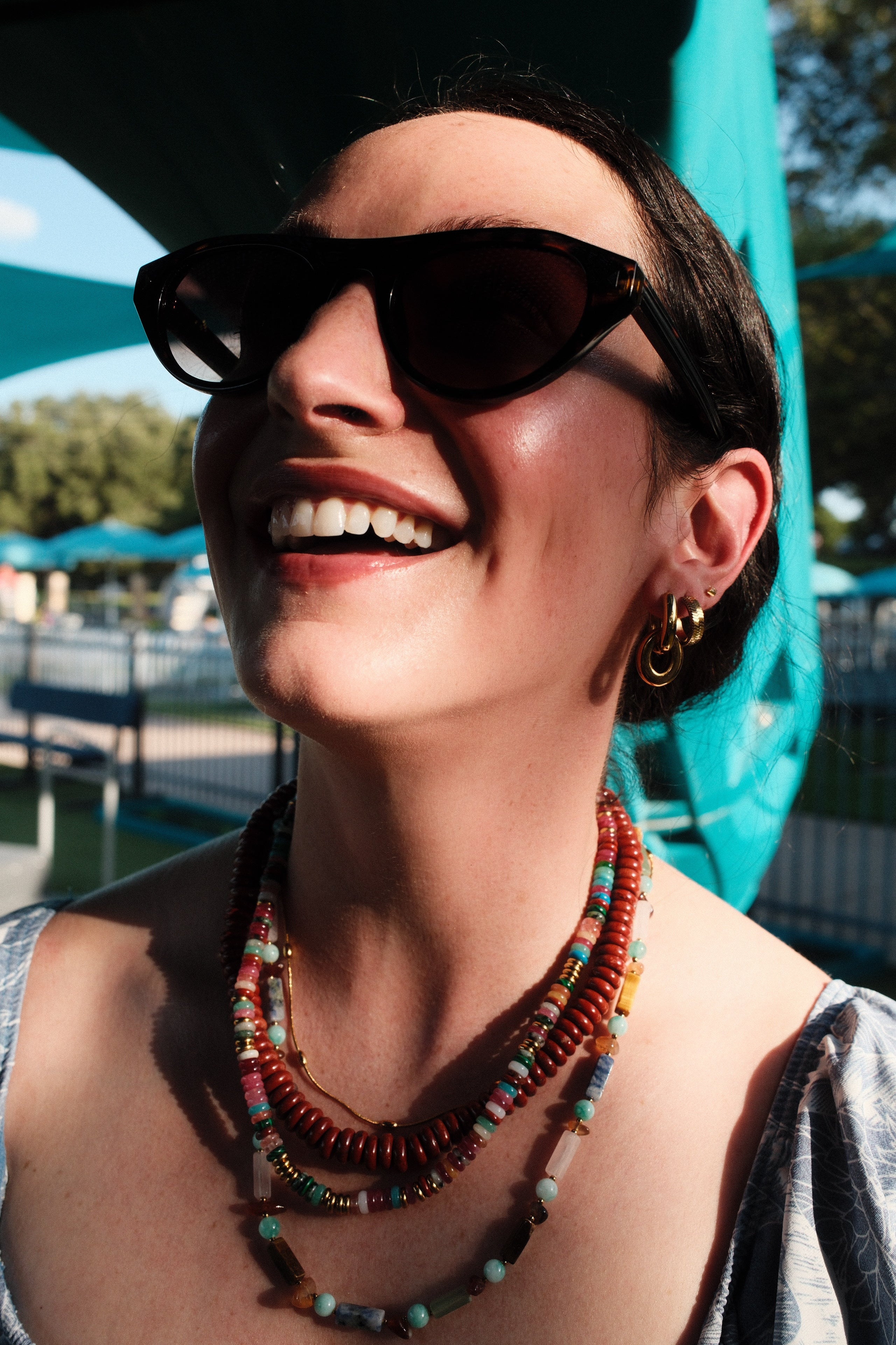 Desert Bloom Stone Necklace