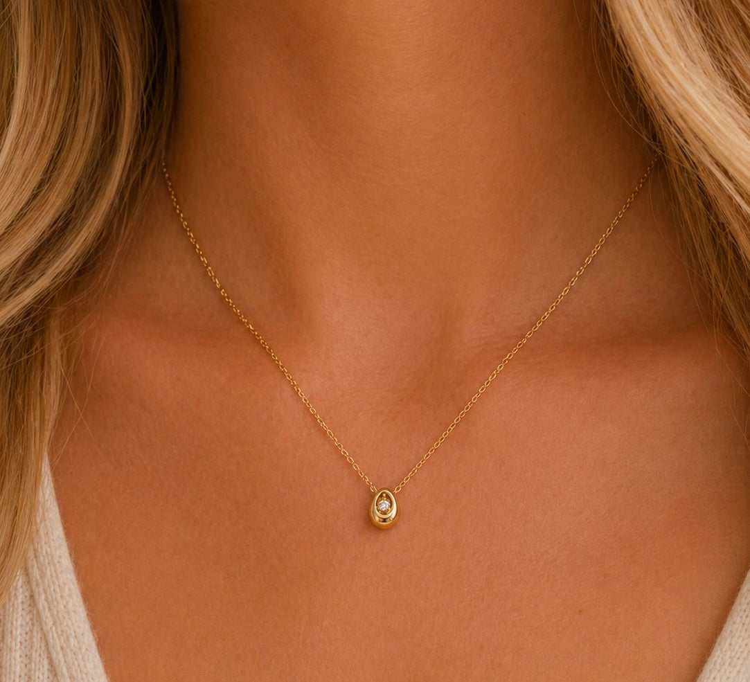 Dainty Cz necklace