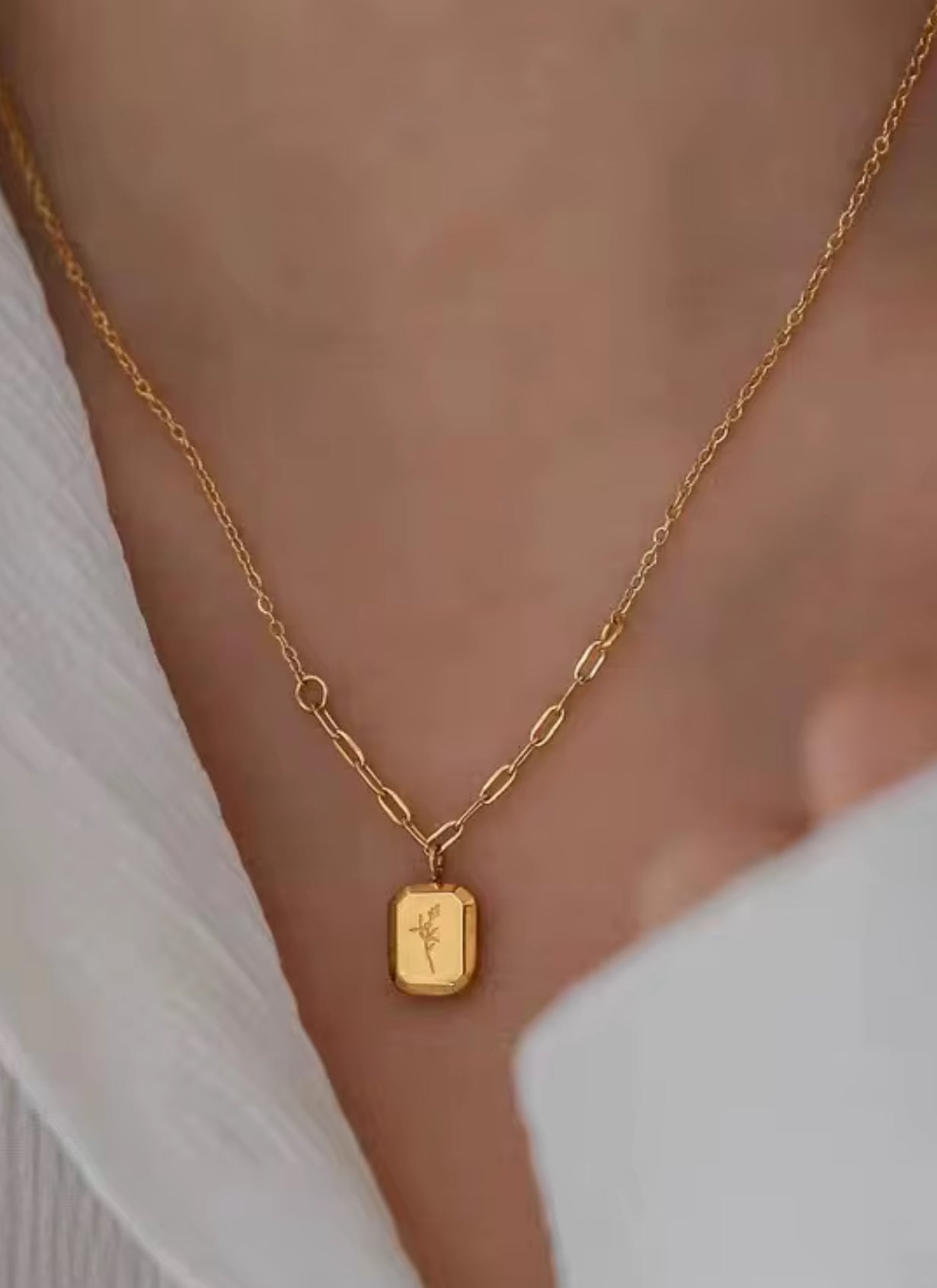Golden Forever Love Necklace