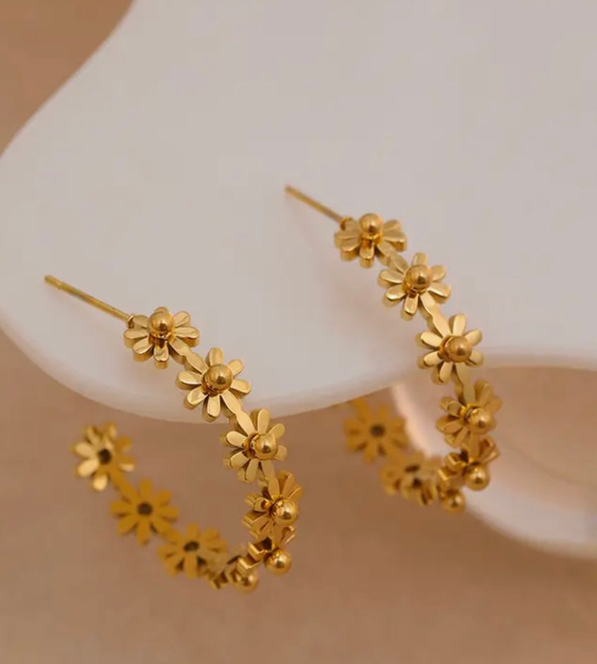 Flower Hoops