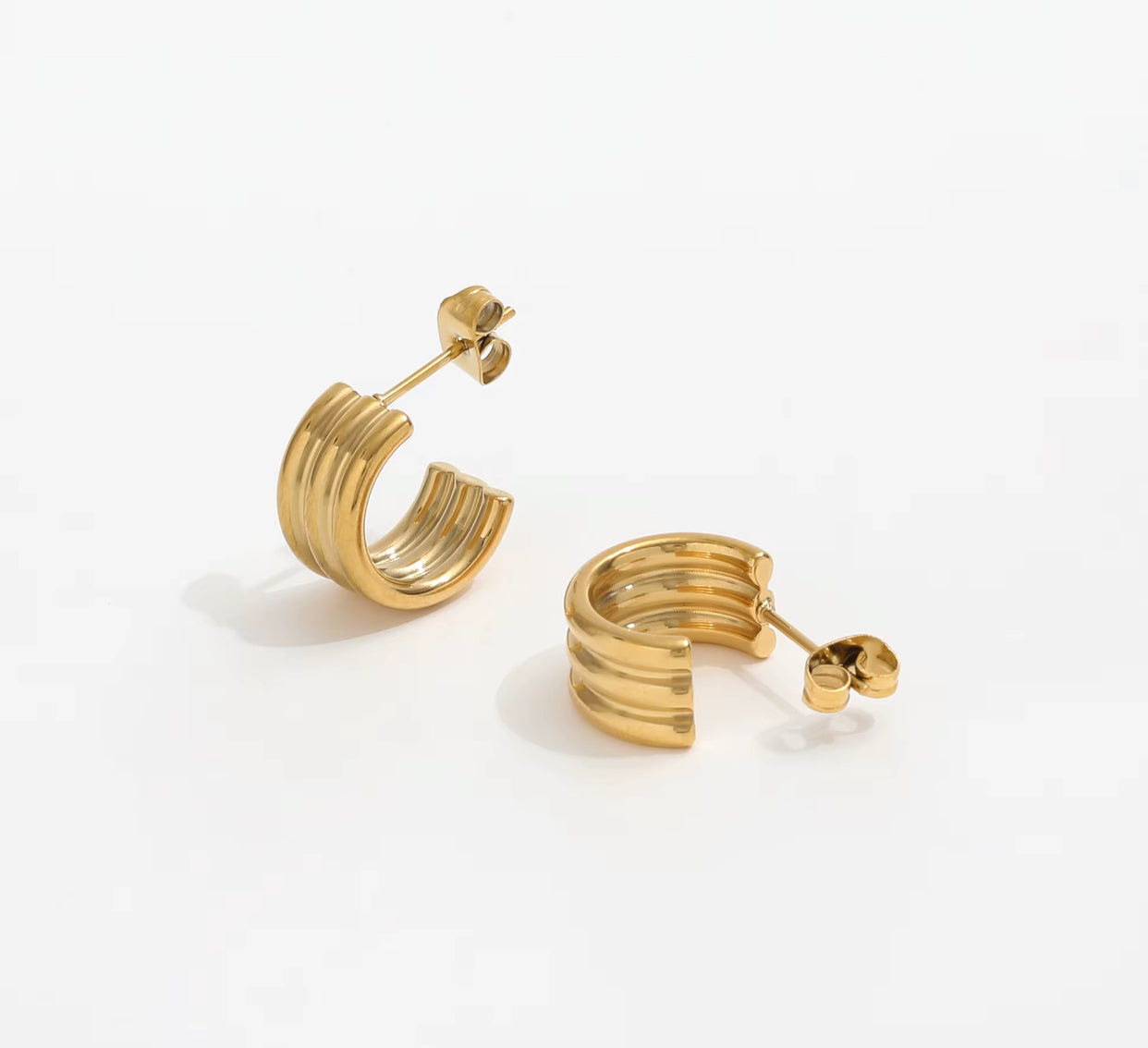 Triple Dainty Hoops