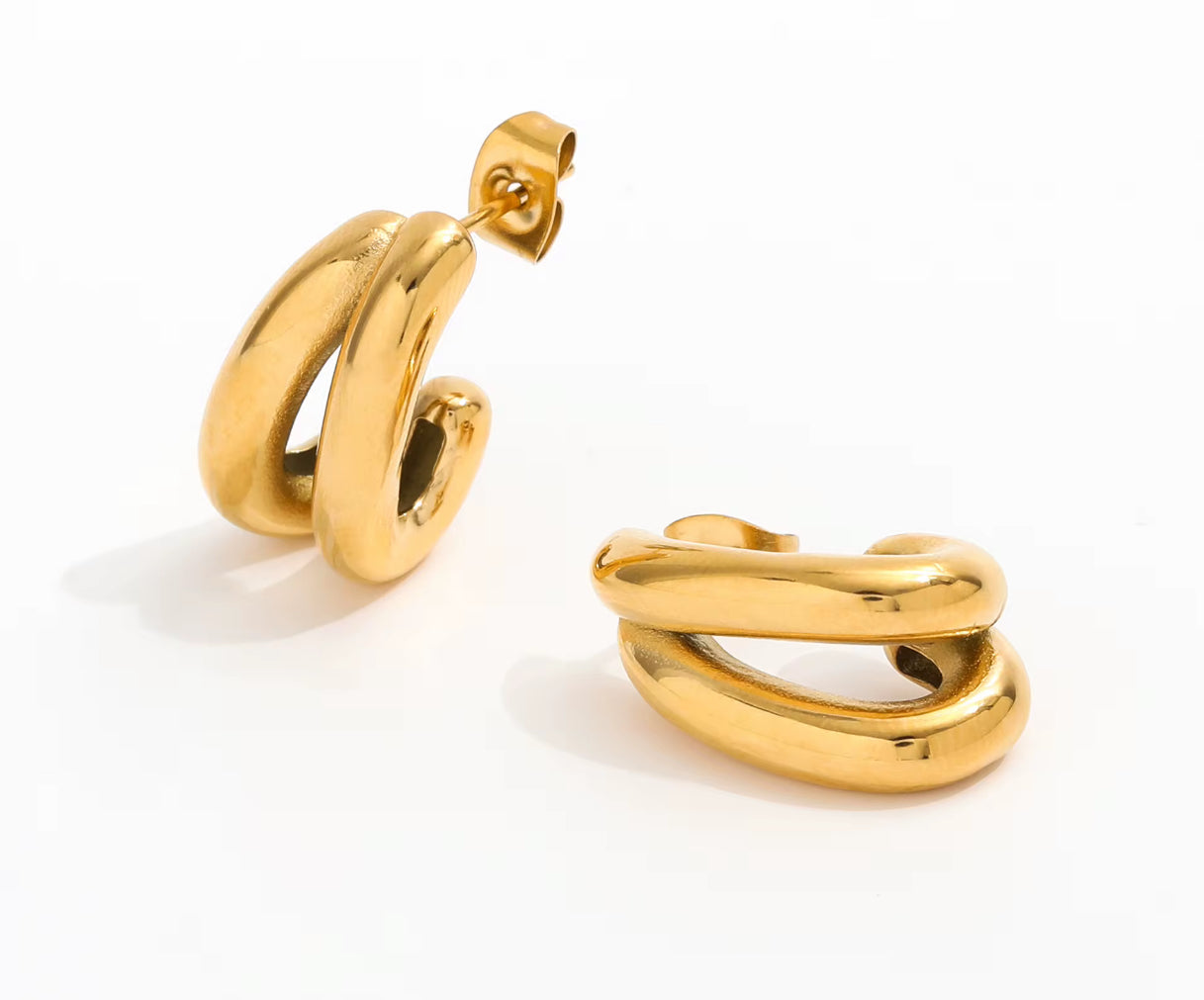 Double Layer Earrings