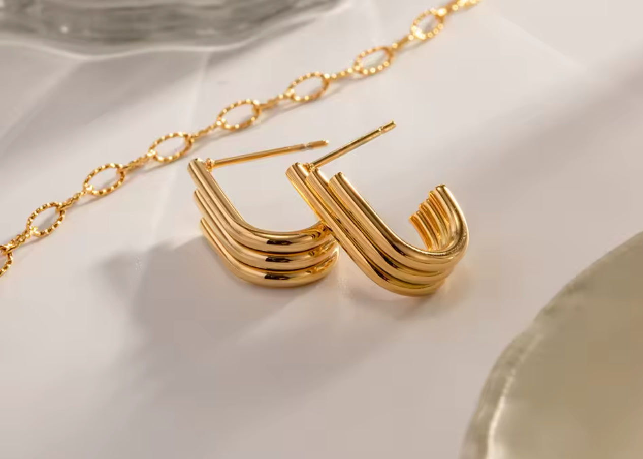 Layer line Earrings