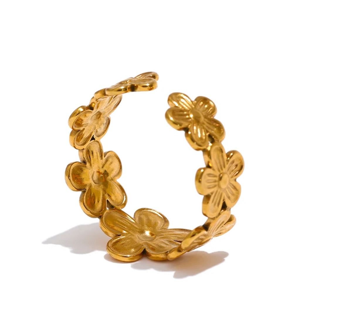 Adjustable Flower Ring