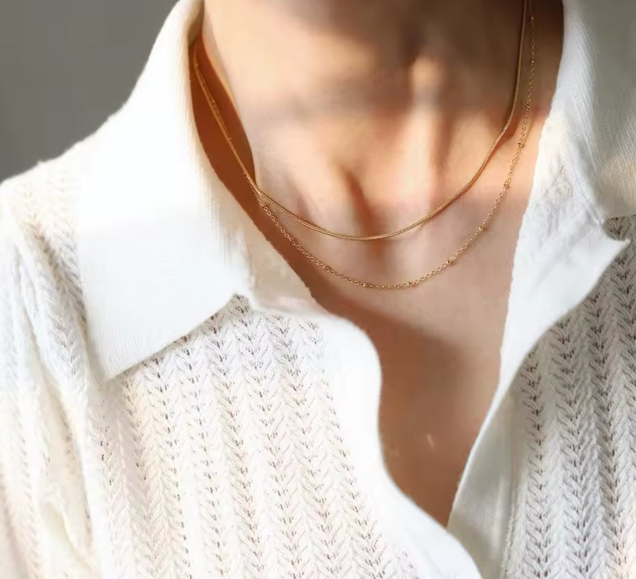 Dainty Double Layered Necklace