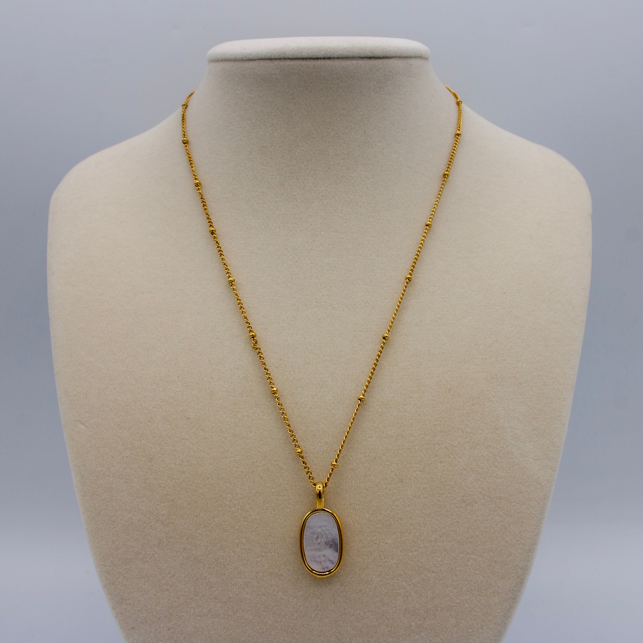 Oval Shell Necklace