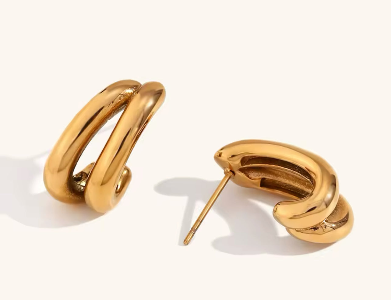 Double Layer Earrings