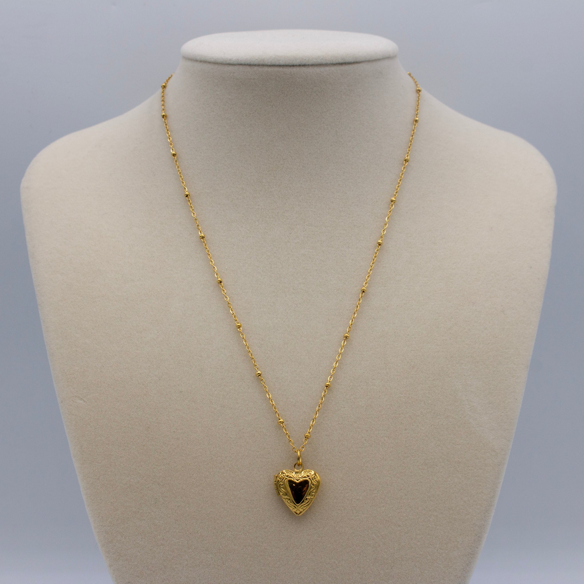 Heart Locket Necklace- Small