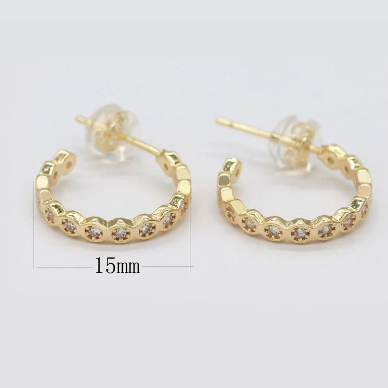 Dainty Cz Hoops