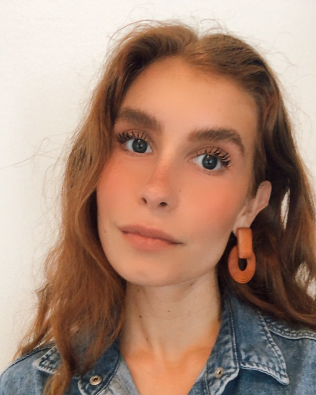 Warm Wood Drop Earrings
