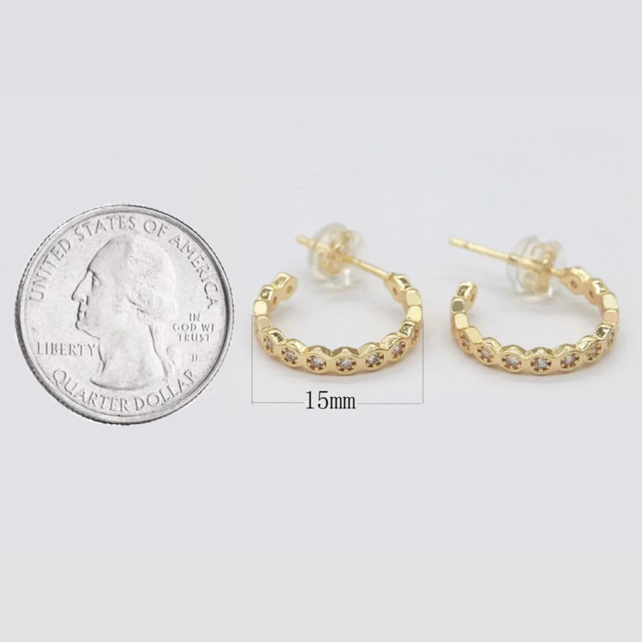 Dainty Cz Hoops