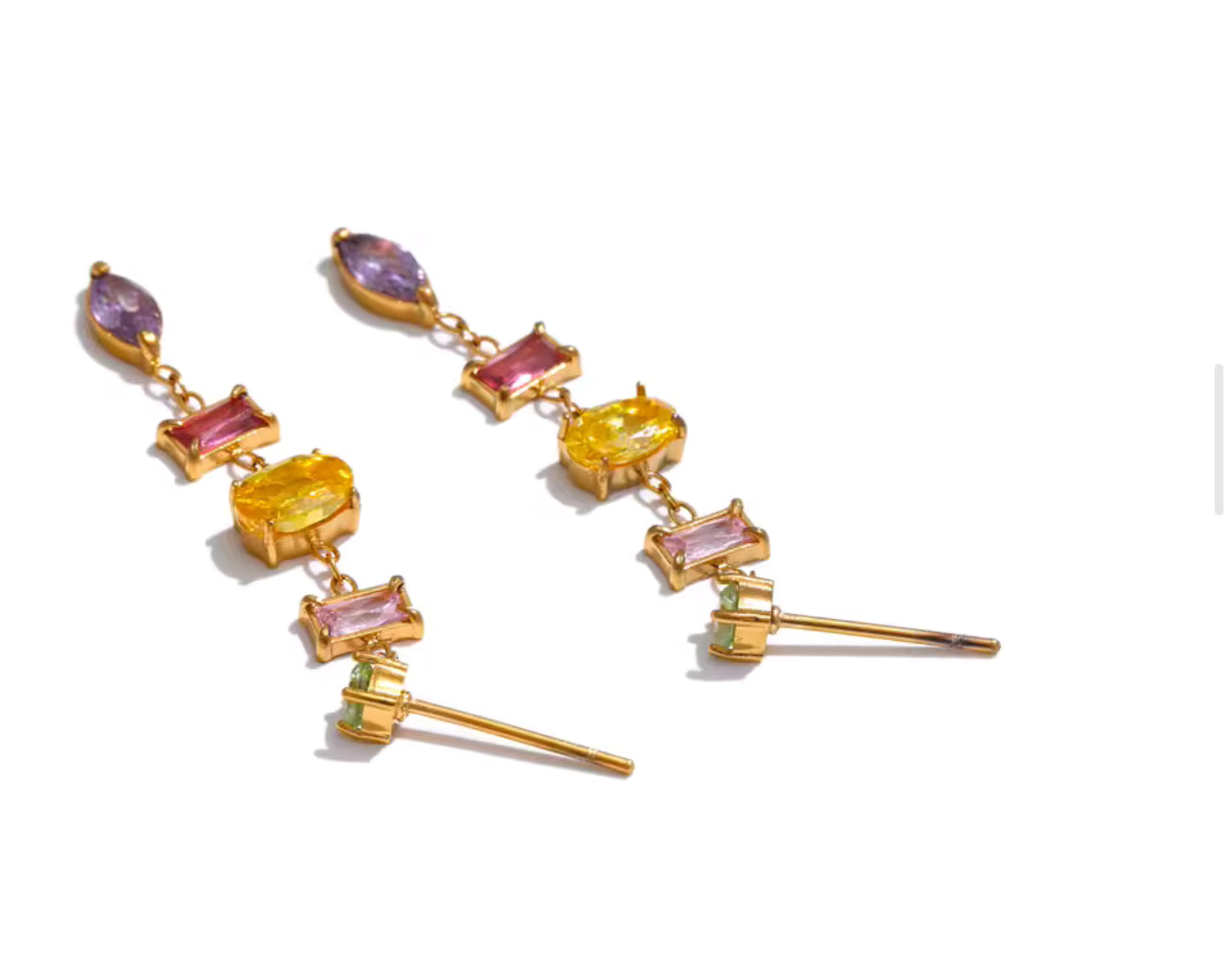 Colorful CZ Dangle