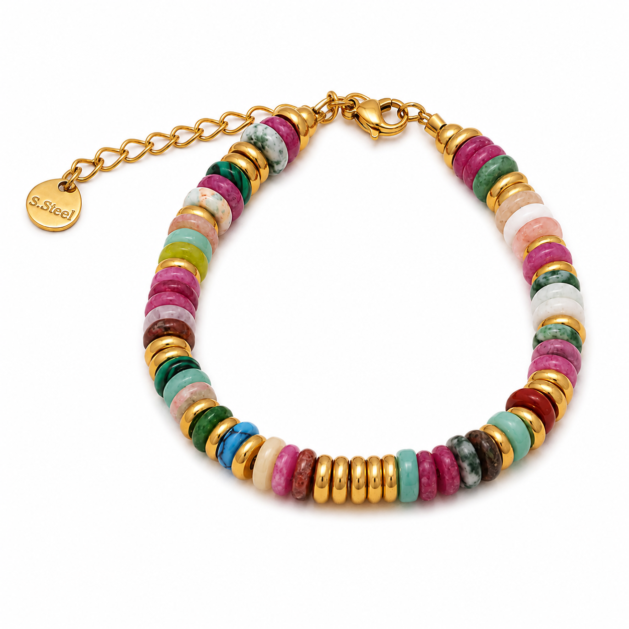 Multi Color Beaded Bracelet