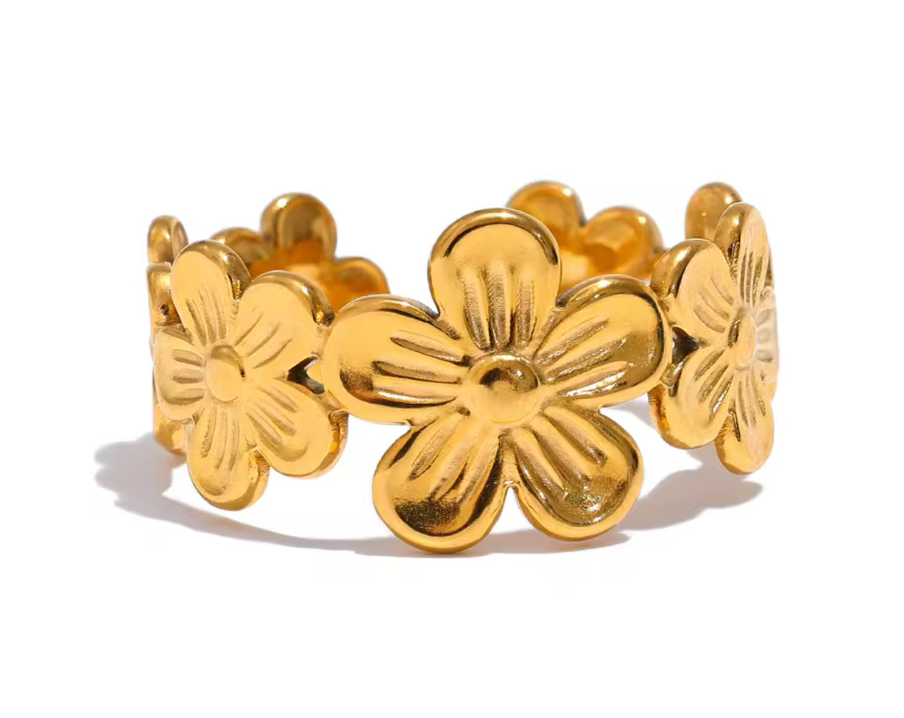 Adjustable Flower Ring