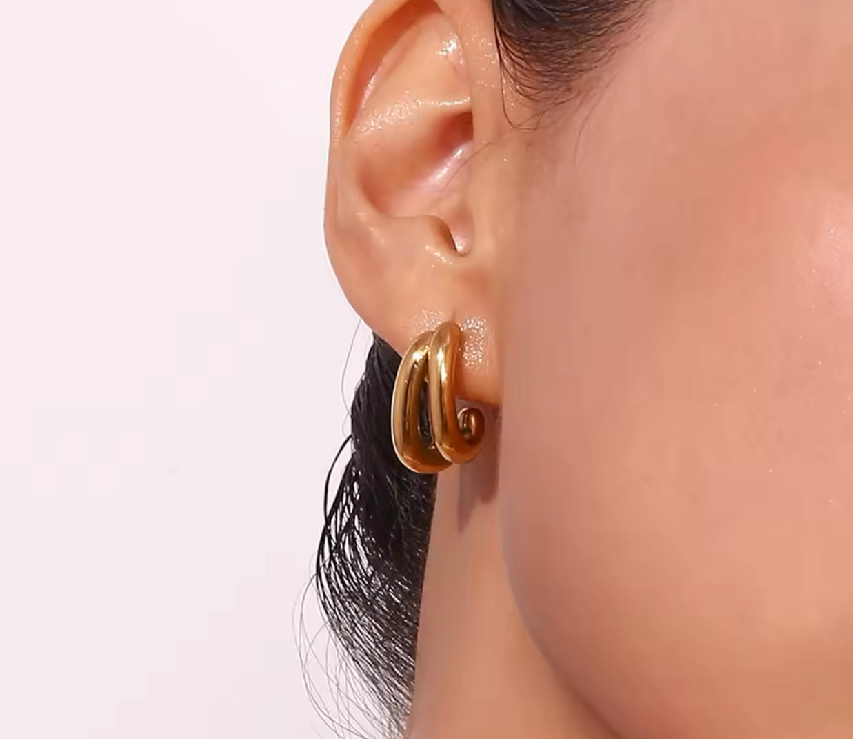 Double Layer Earrings