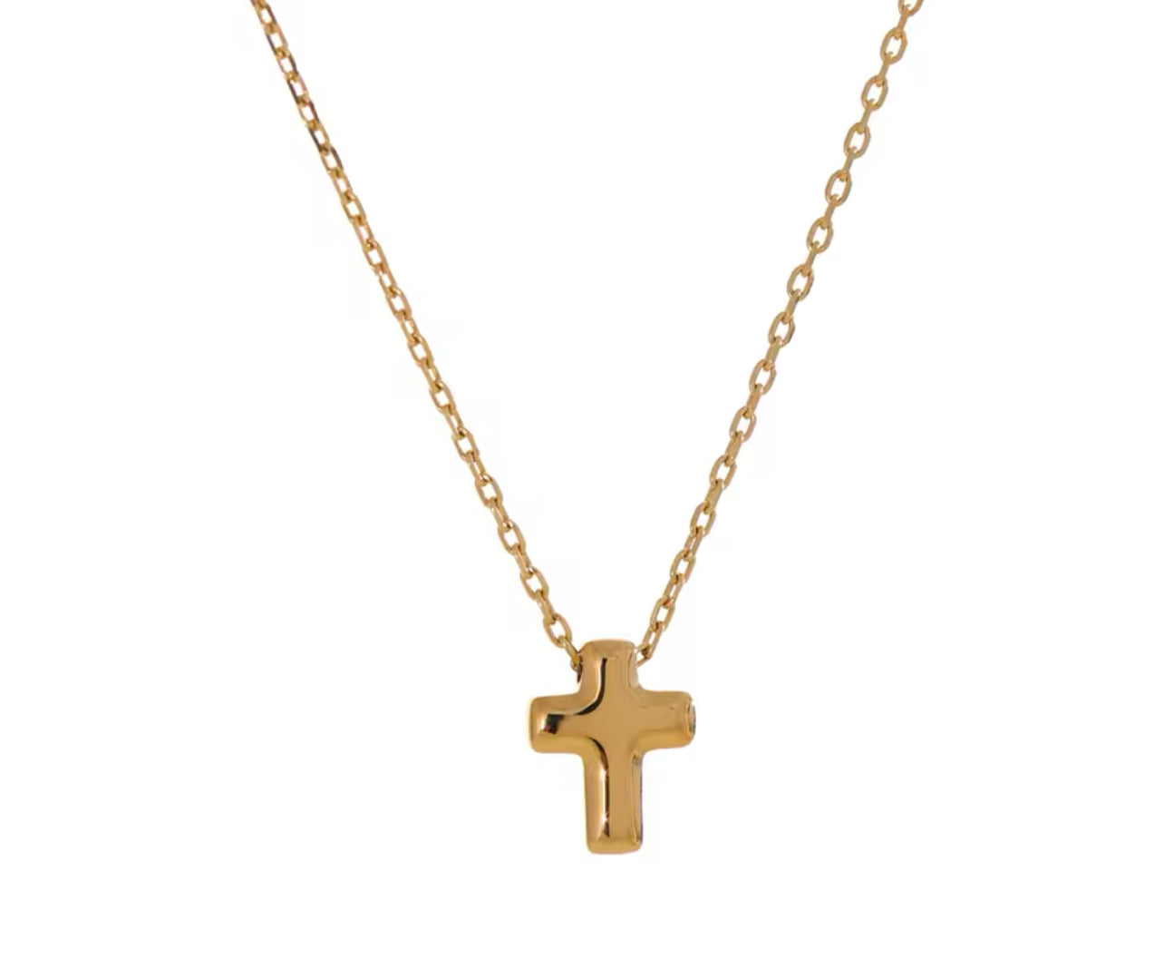 Dainty cross necklace