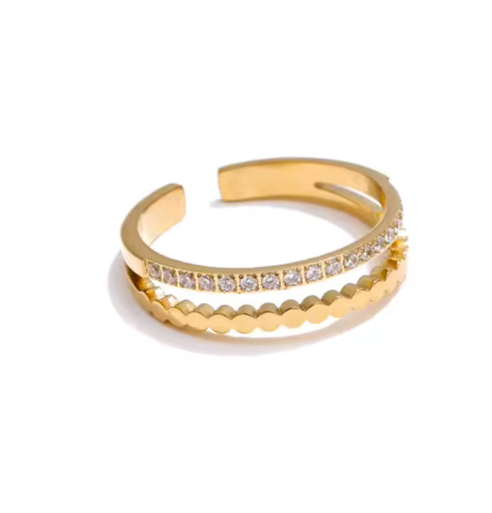 Double Layer Adjustable Ring