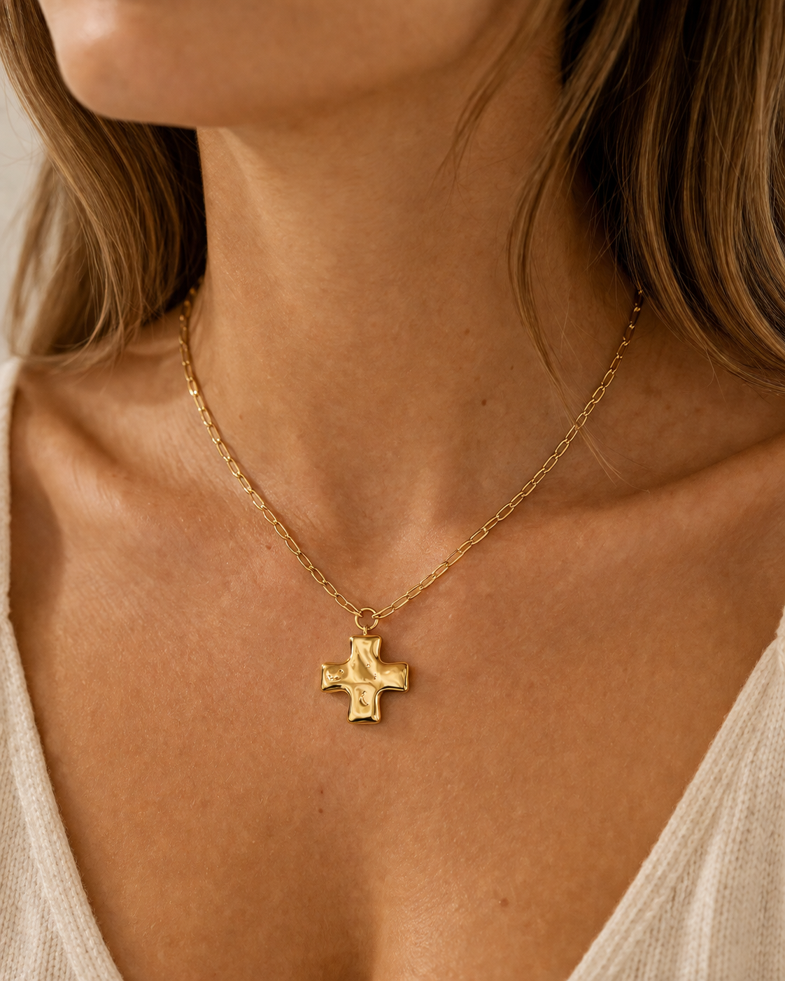 Statement Cross Necklace