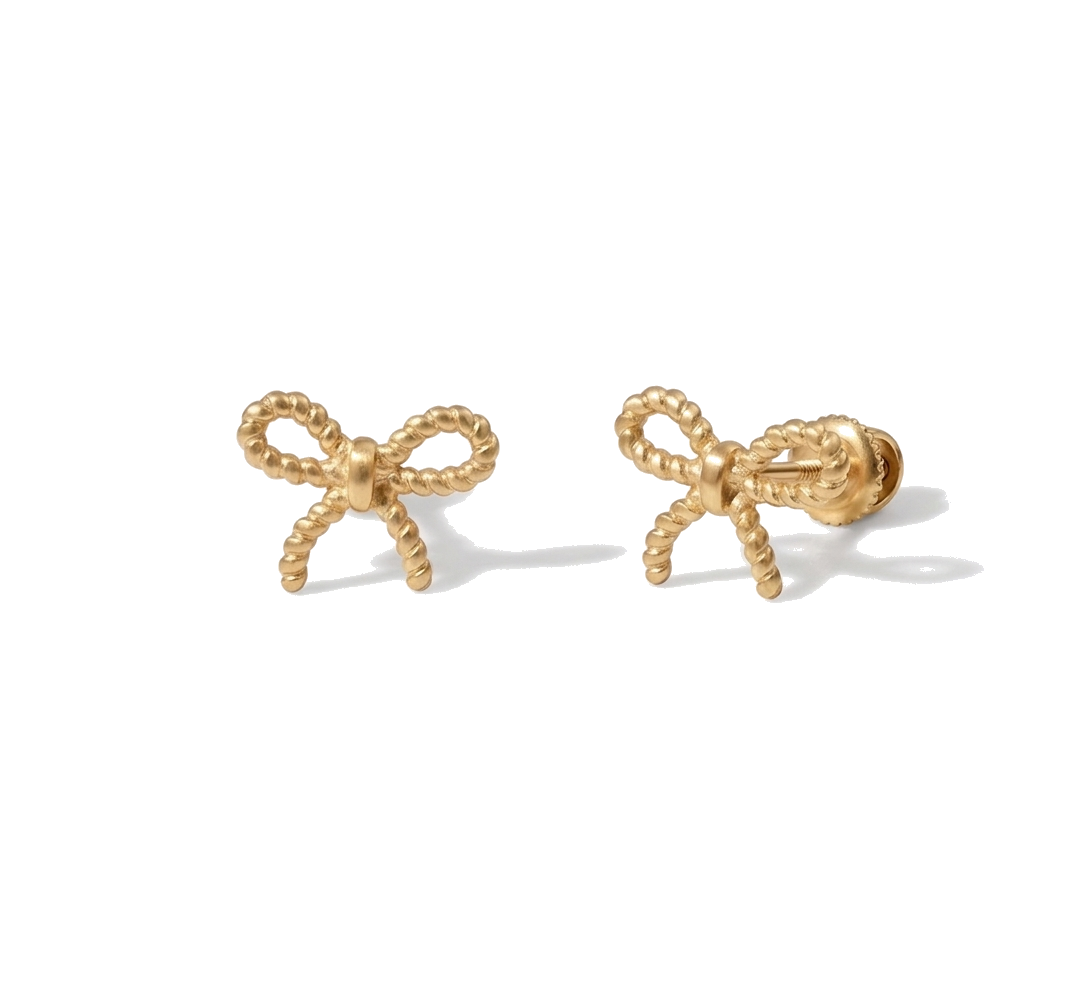 Petite Bow Rope Studs