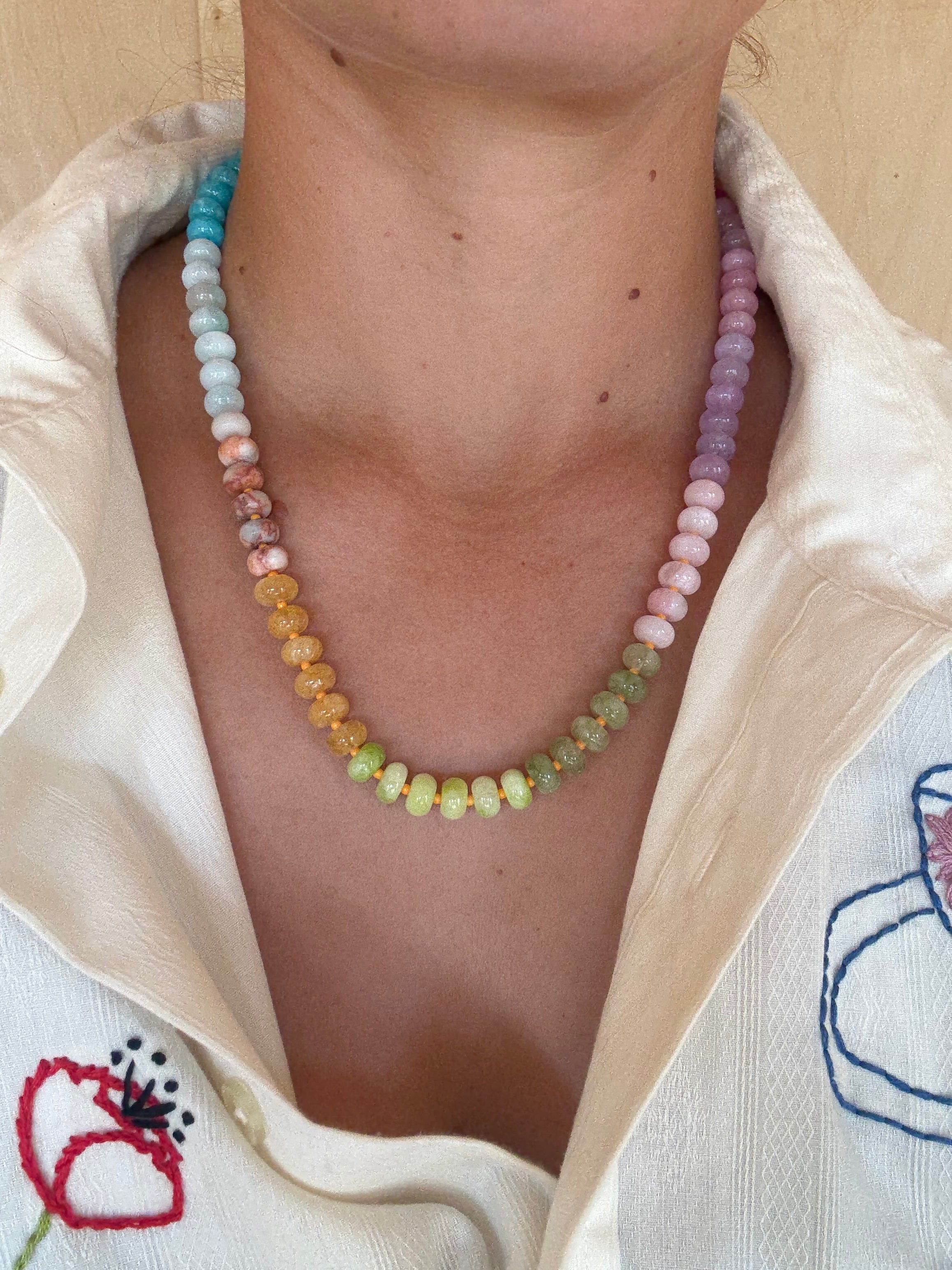 A Colorful Life I Live Necklace