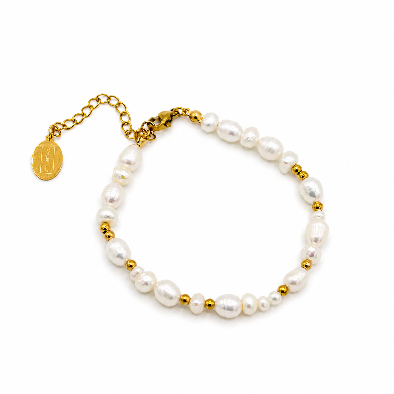 Golden Hour Pearl Bracelet