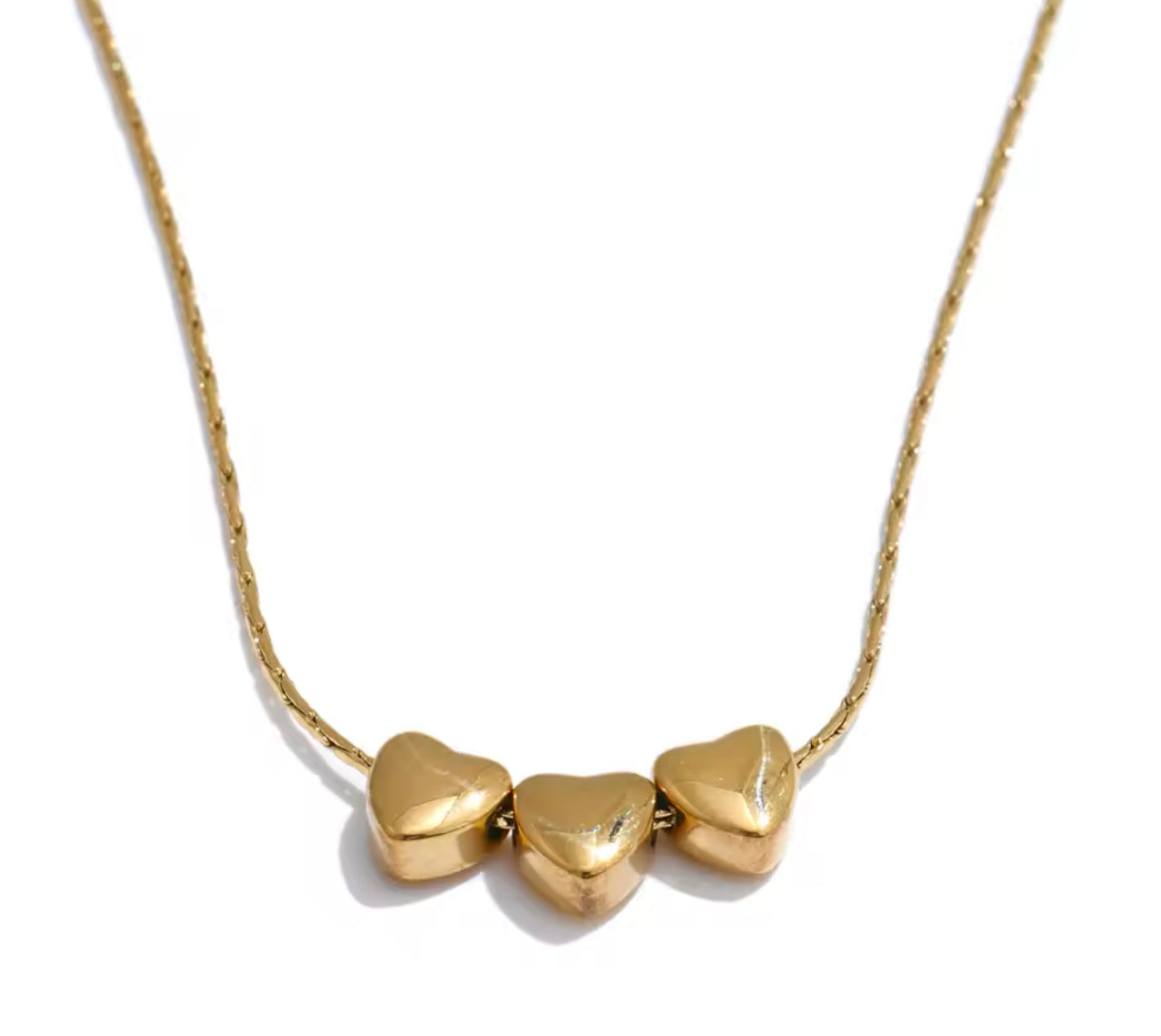Dainty Hearts Necklace