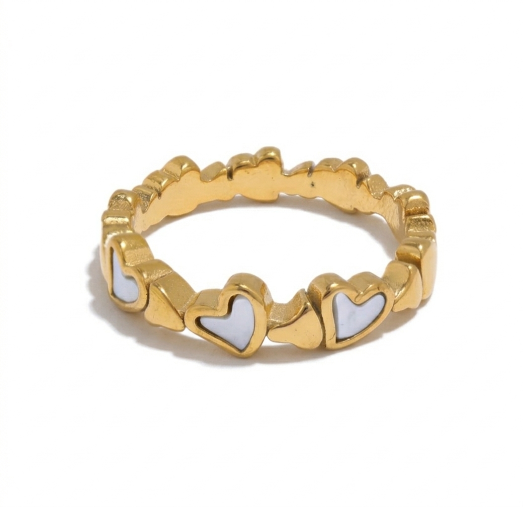 Hearts of Shell Ring