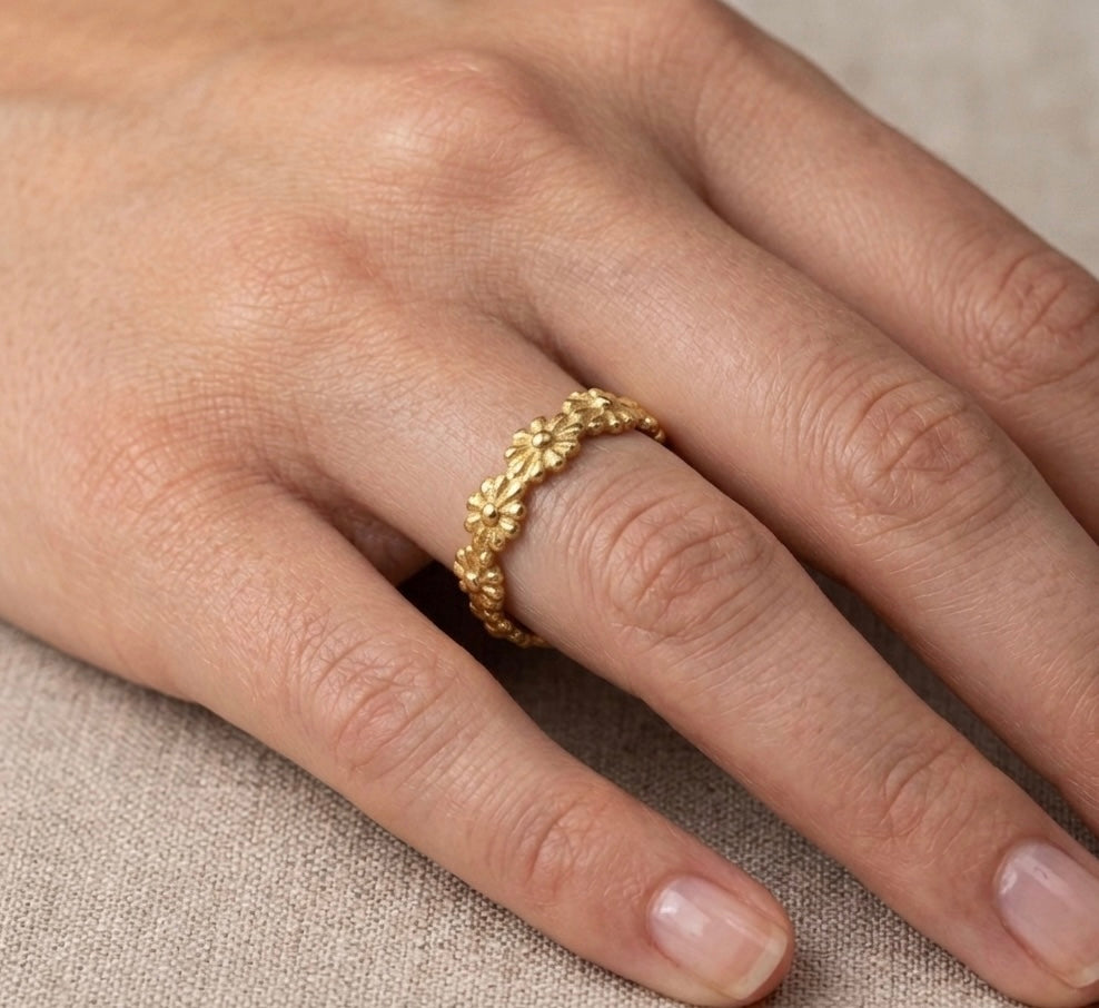Goldie Flower Ring