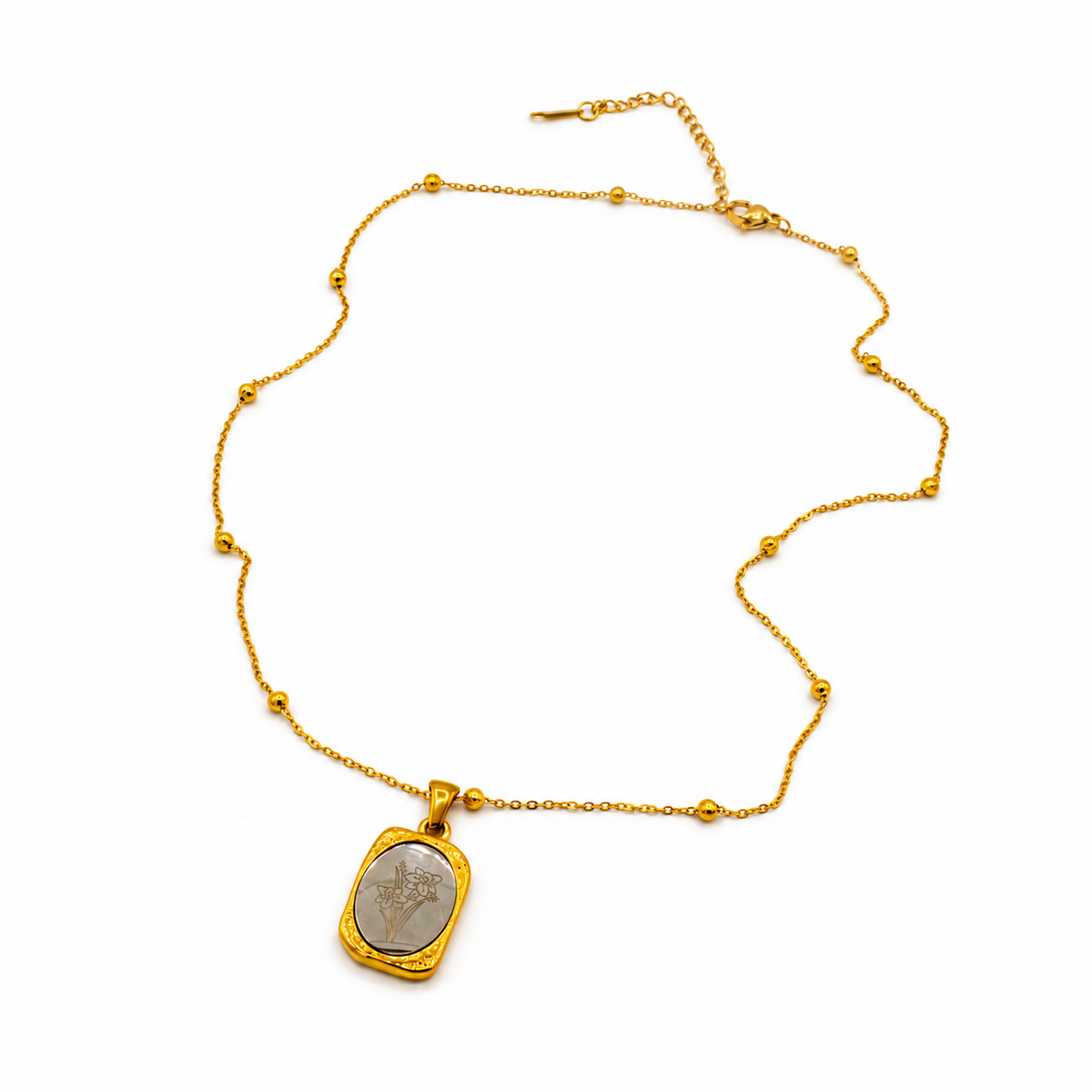 Gold & Silver Wild Flower Necklace