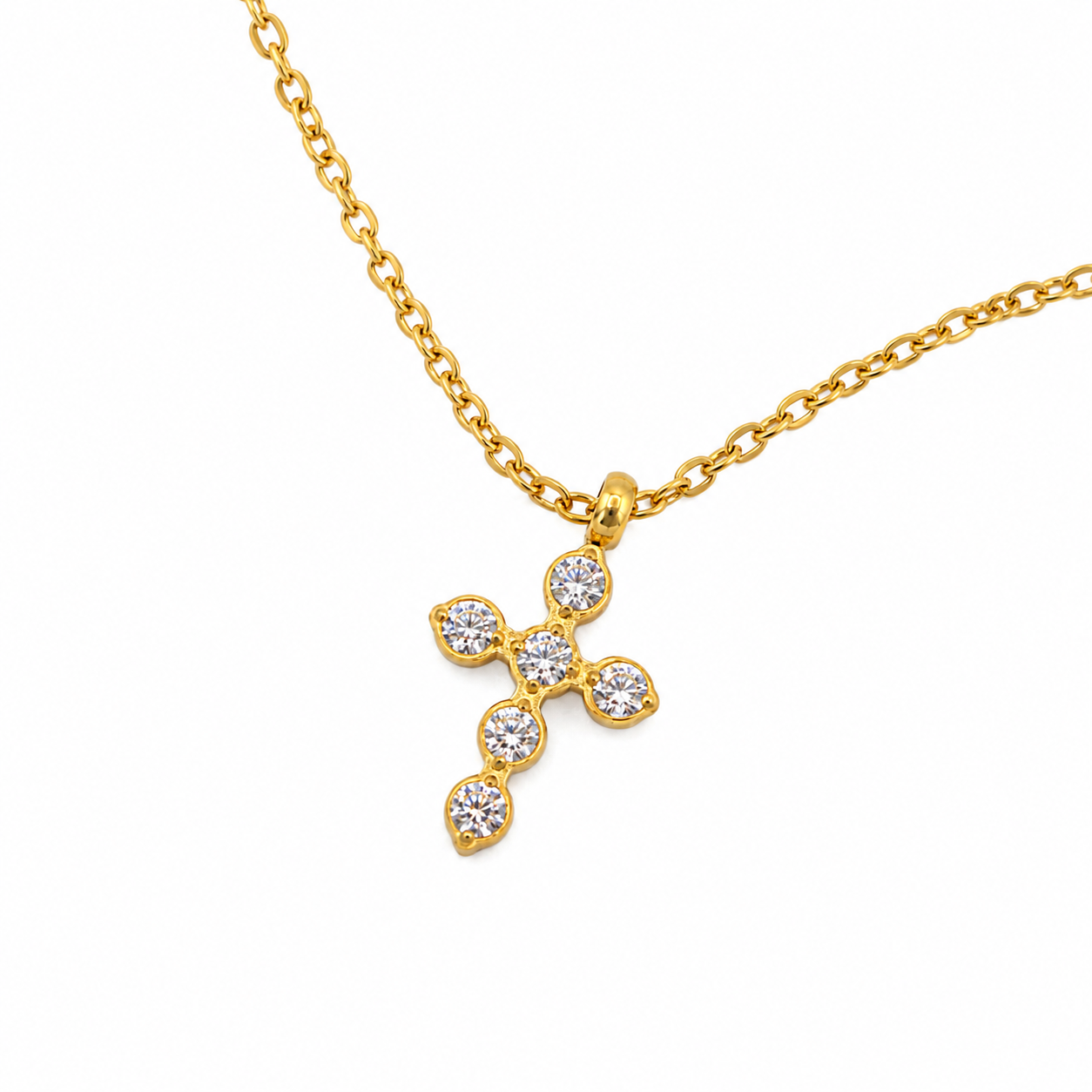 Shining Cross Necklace