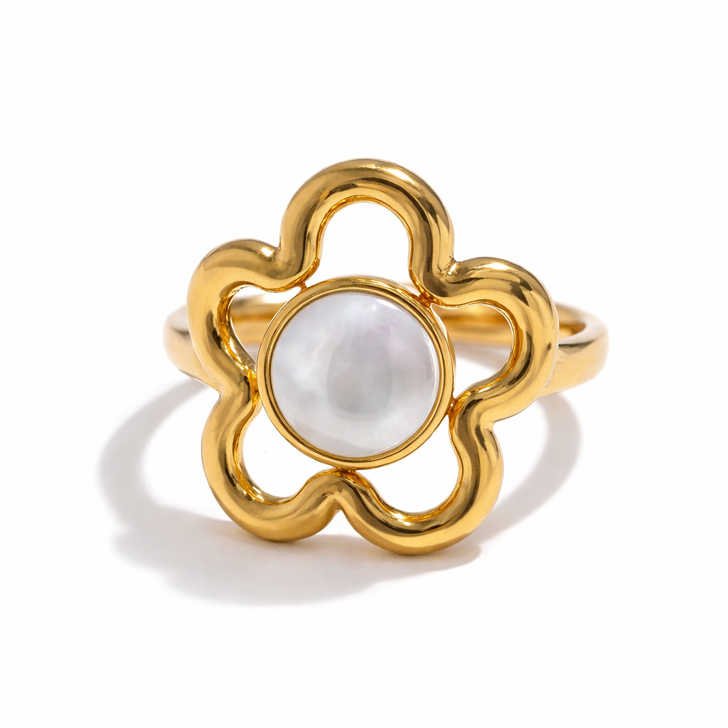 Flower Adjustable Ring