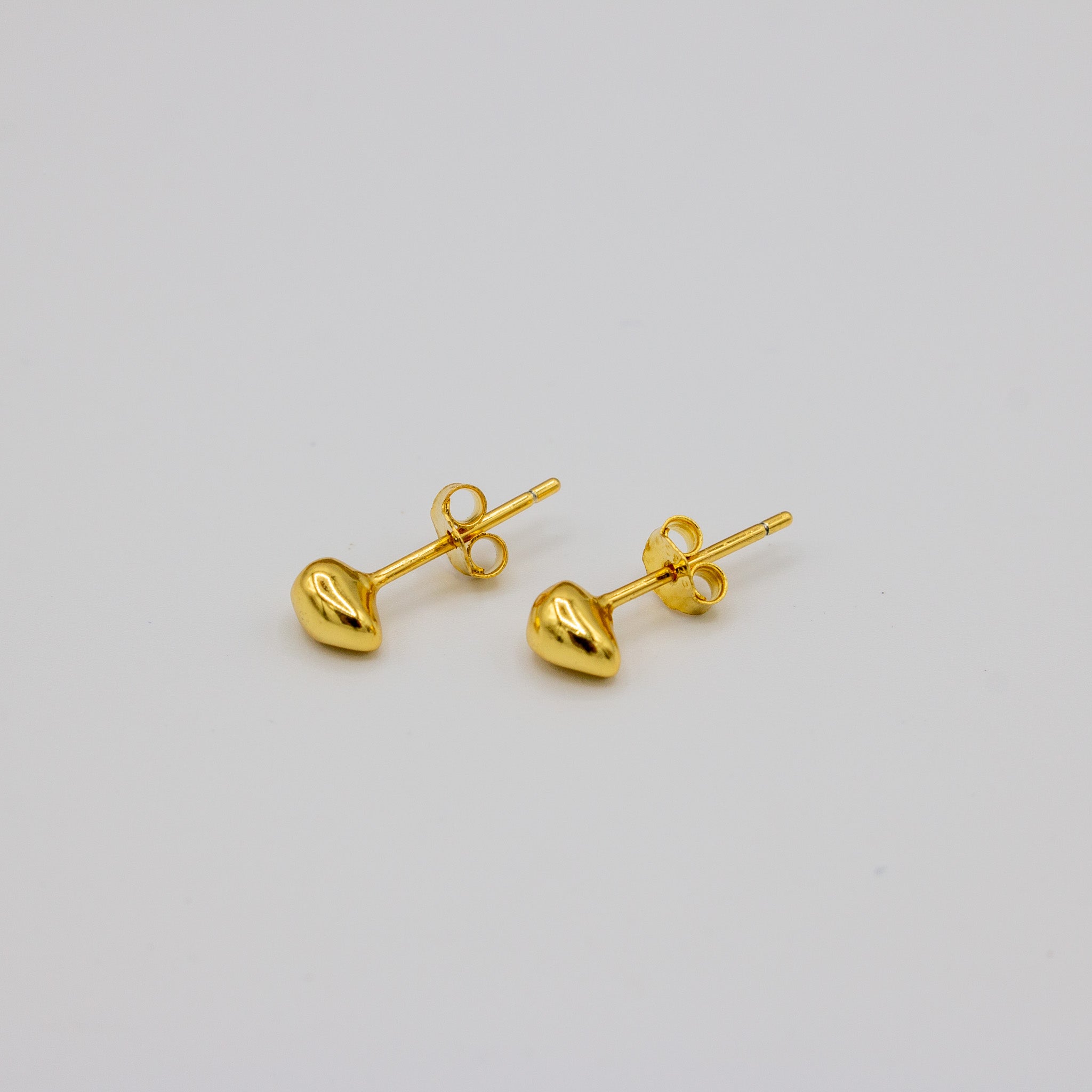 Gold Pebble Stud