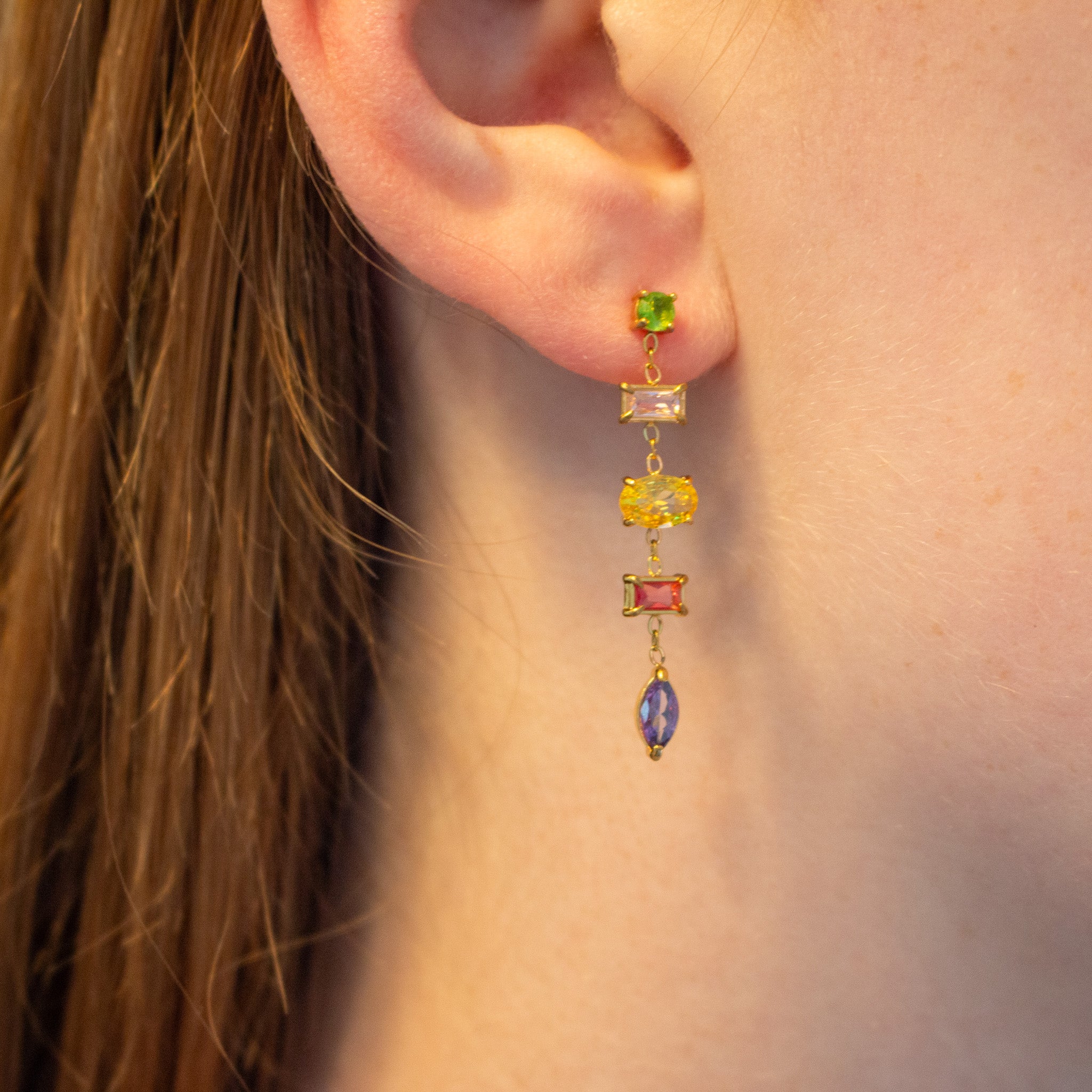 Colorful Jewel Dangle