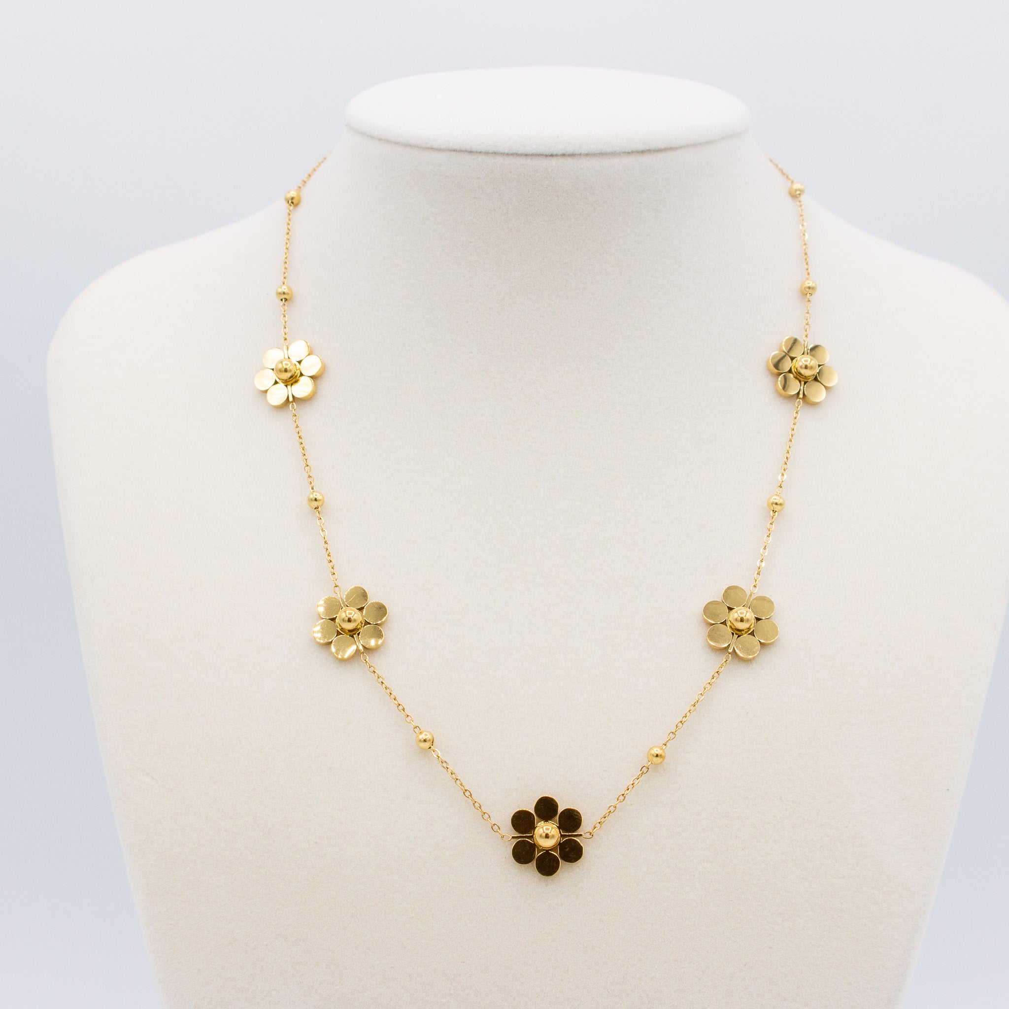 Beaded Flower Necklace