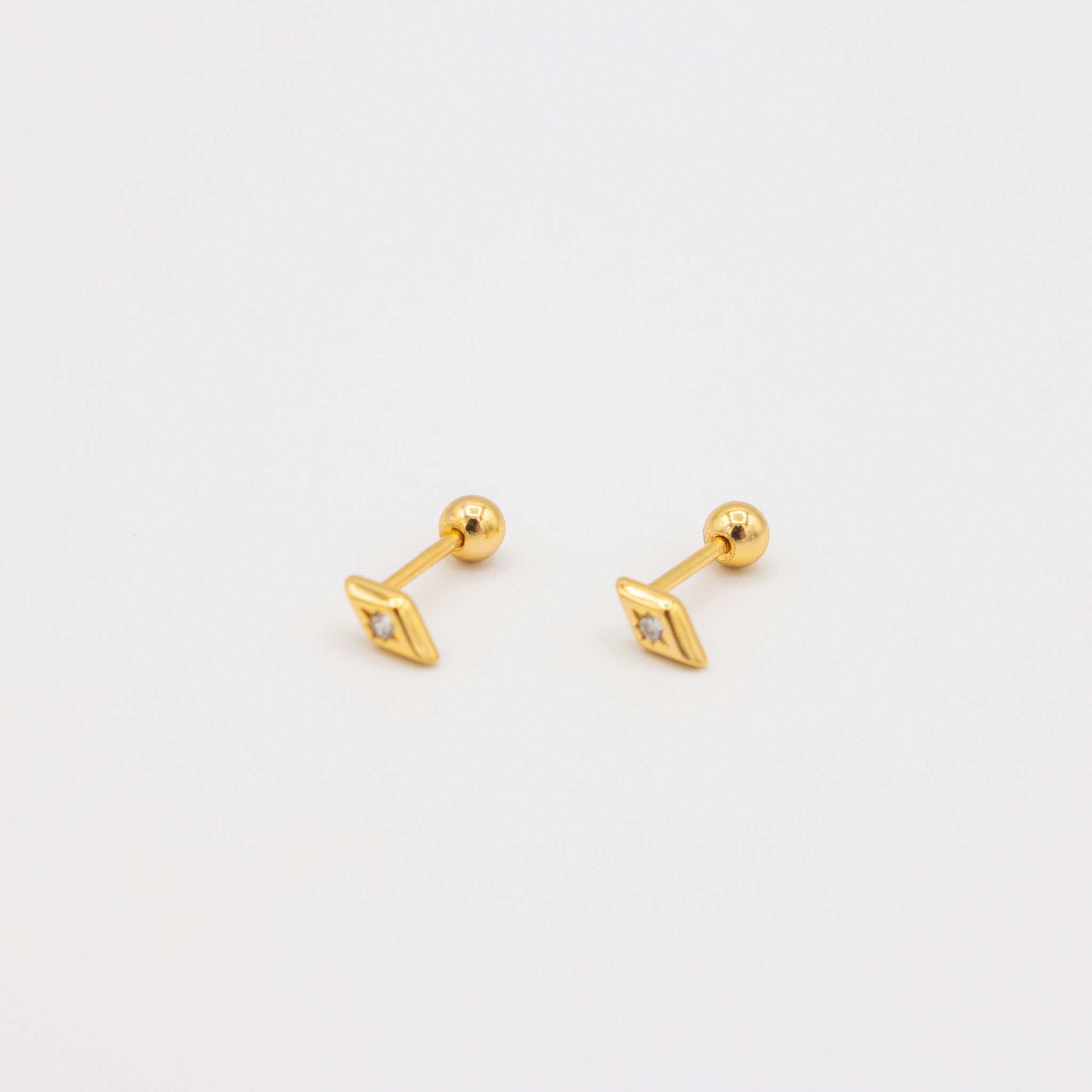 The Daintiest Triangle Cz Studs