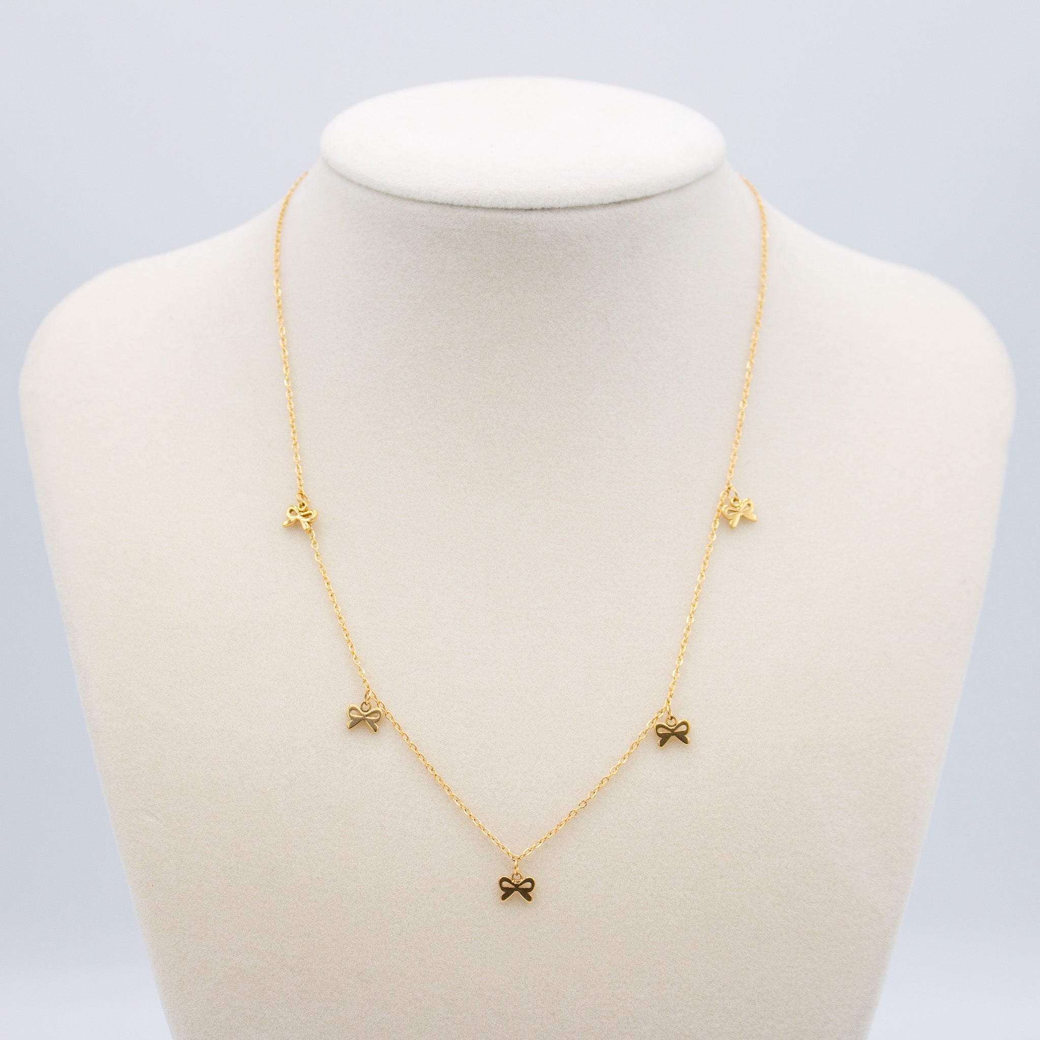 Daintiest Bow Necklace