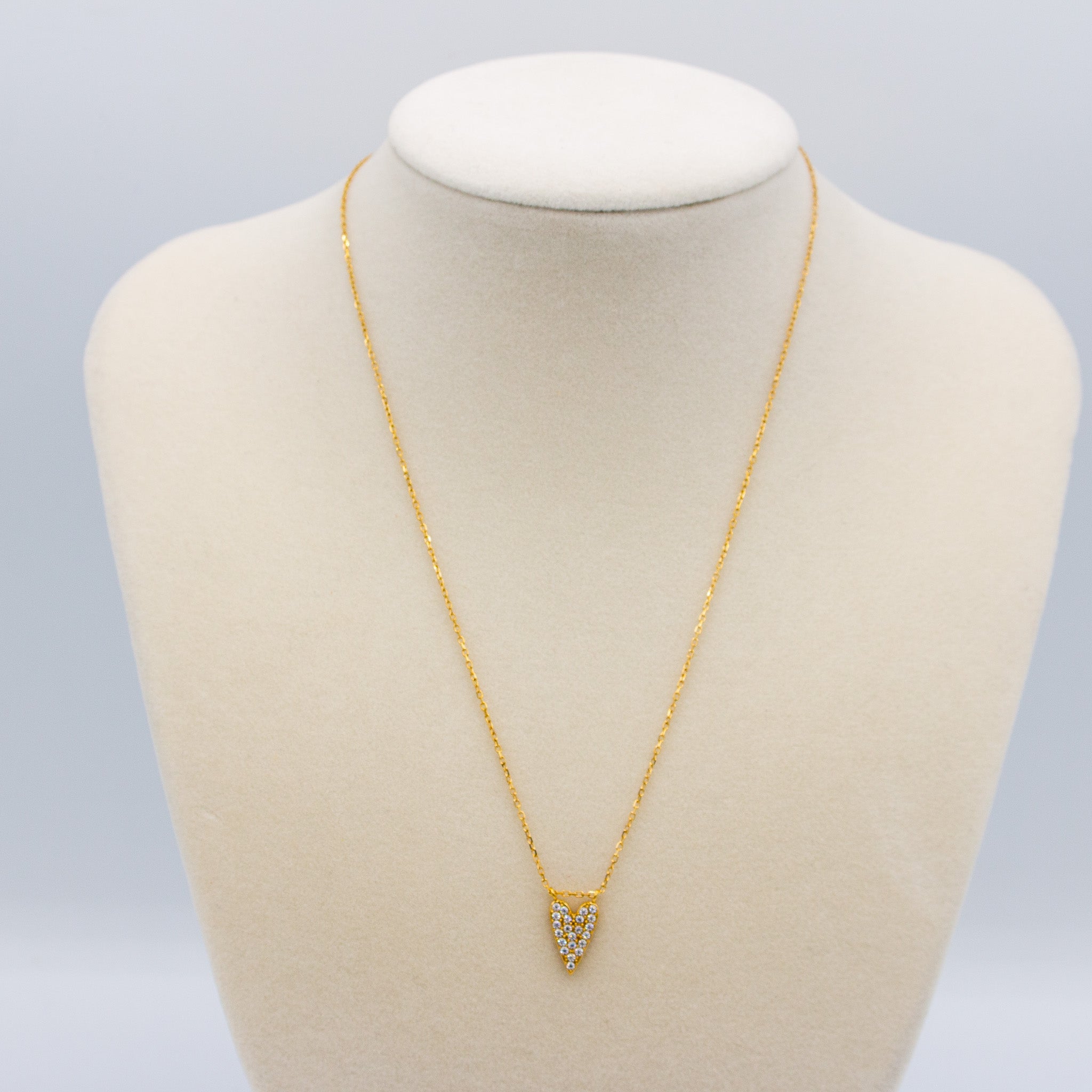 Dainty Pave CZ + Smooth Necklace