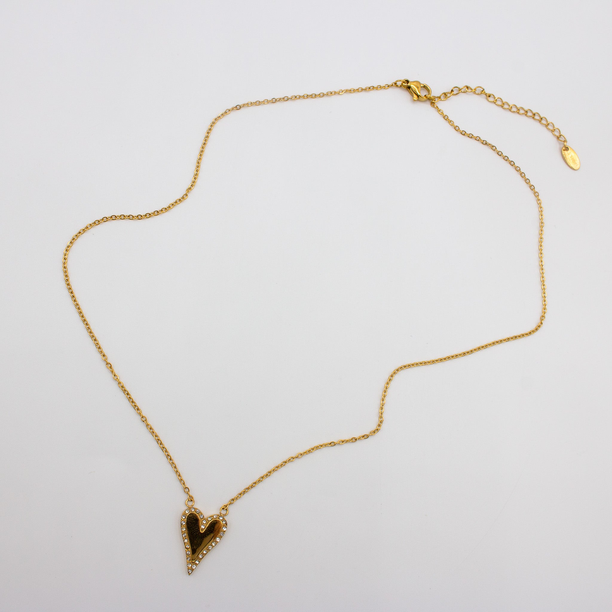 Cz Heart Necklace