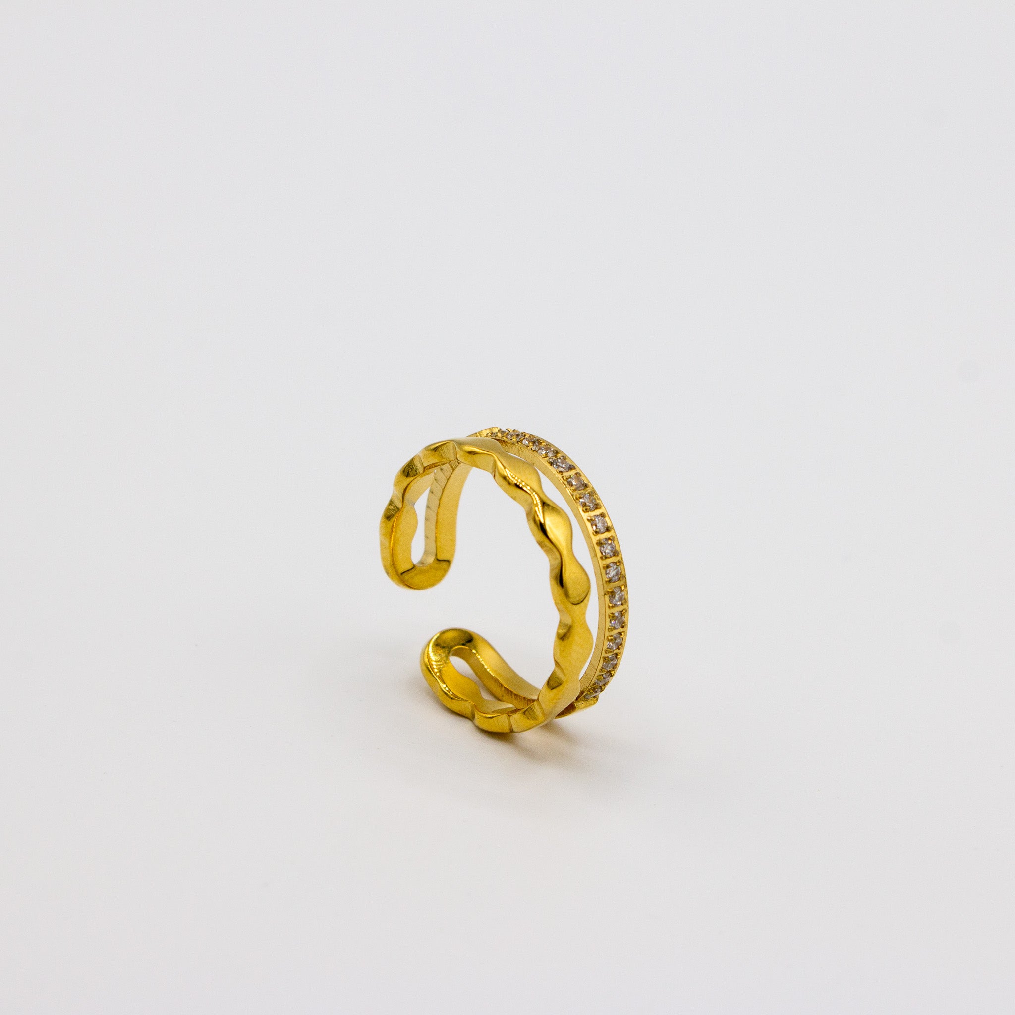 Cz Double Layer Ring