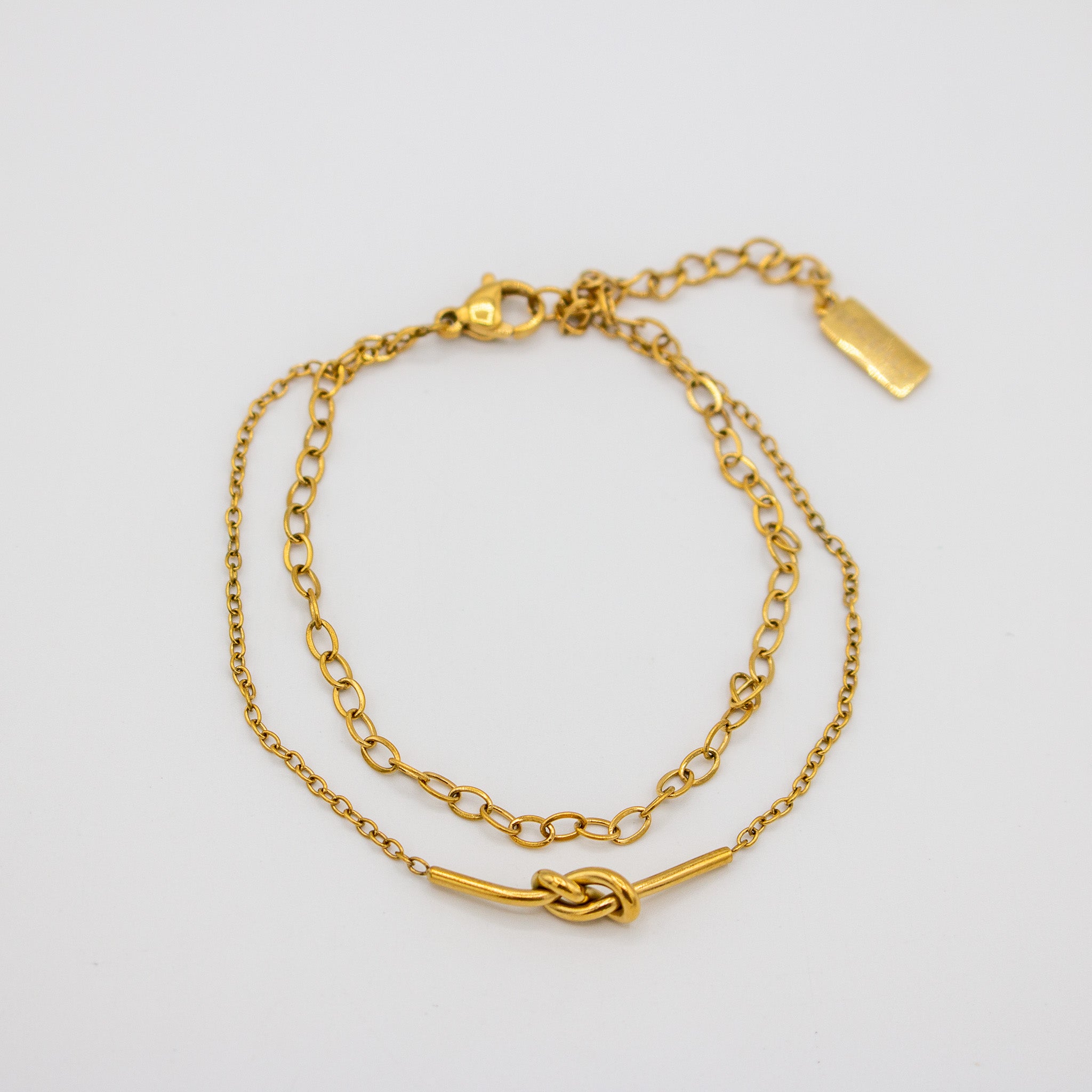 Double Layer Knot Bracelet