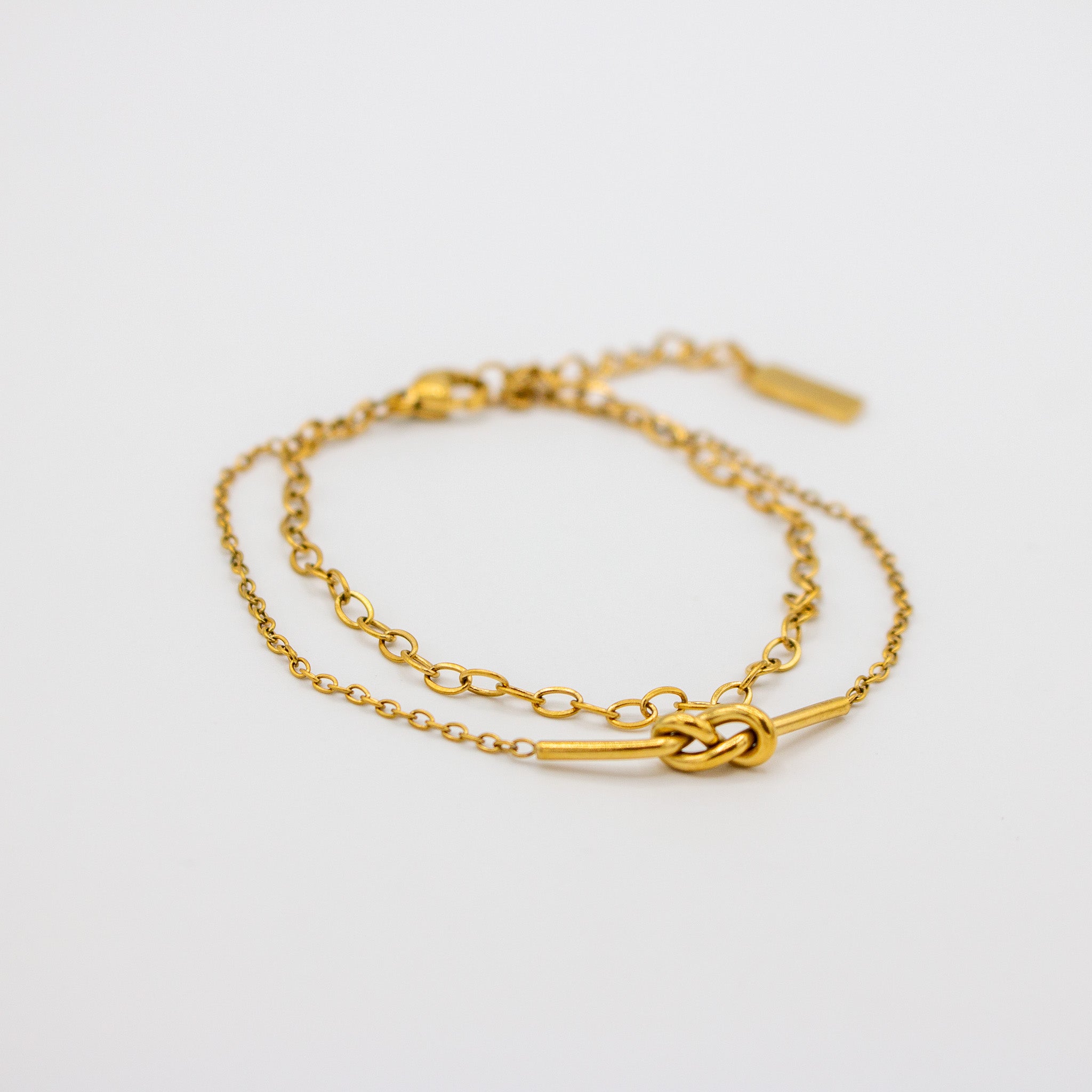 Double Layer Knot Bracelet