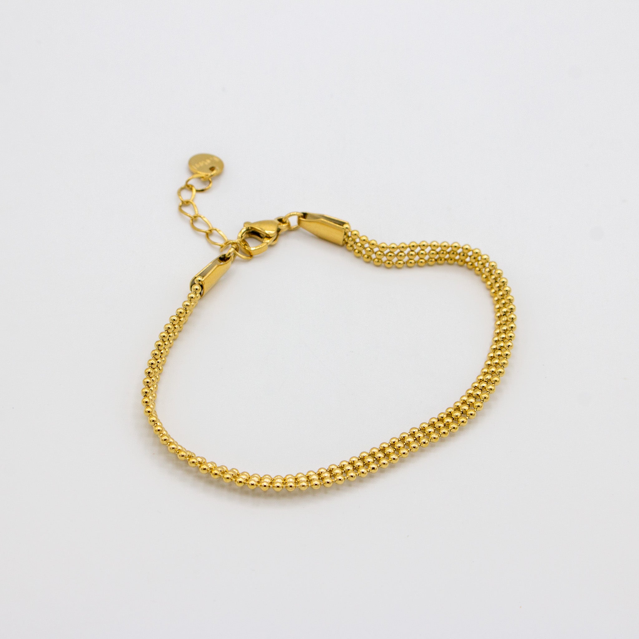 Classic Gold Beaded Bracelet