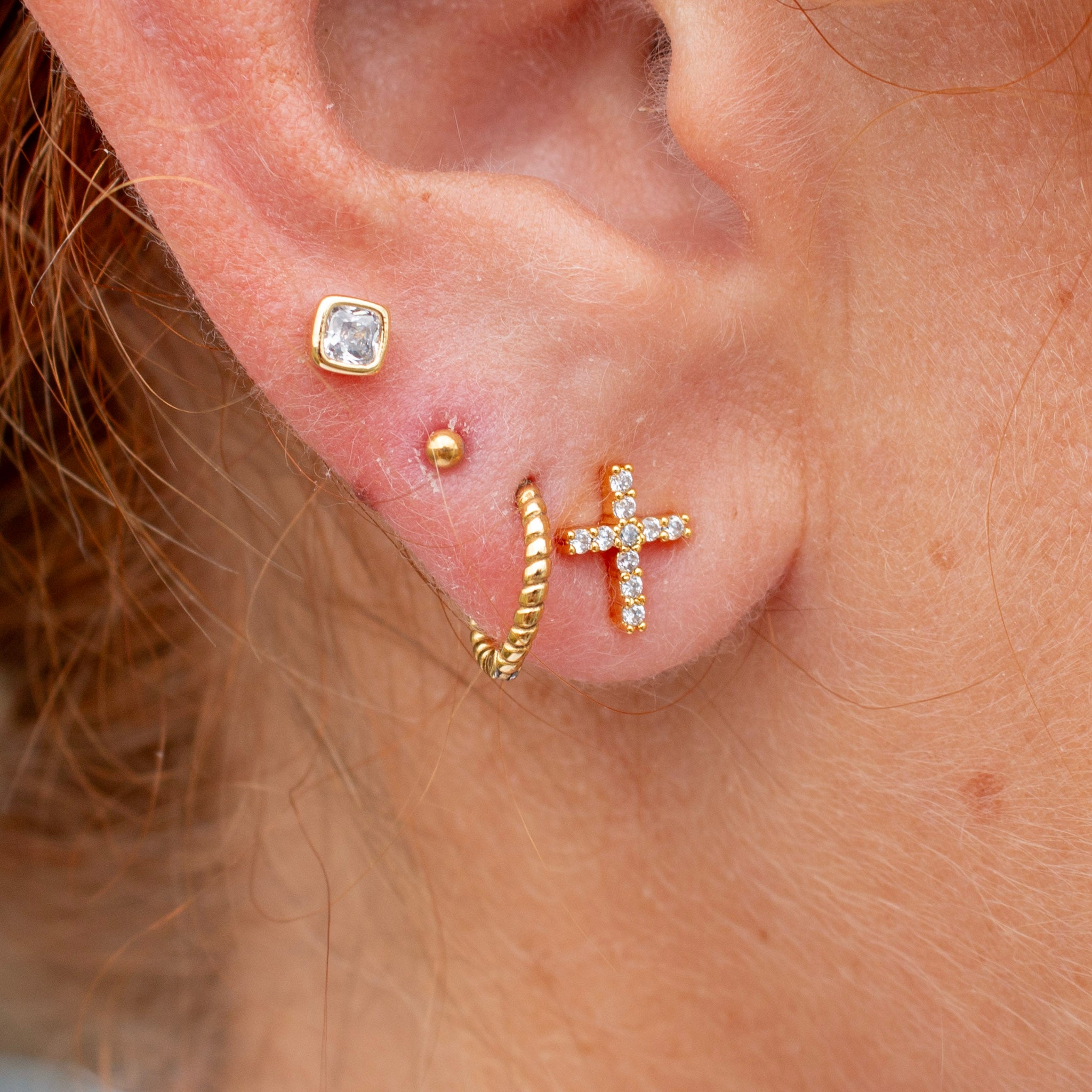 Perfect Petite Cross Studs